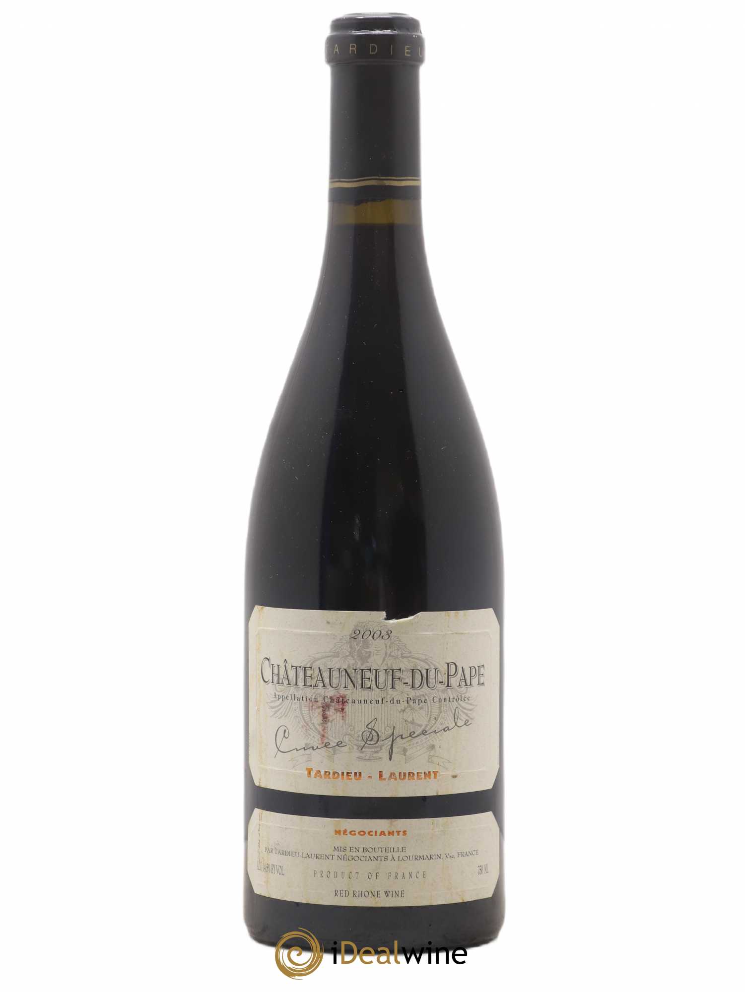 Châteauneuf-du-Pape Tardieu-Laurent Cuvée spéciale Famille Tardieu (sans prix de réserve) 2003 - Lot de 1 bouteille - 0