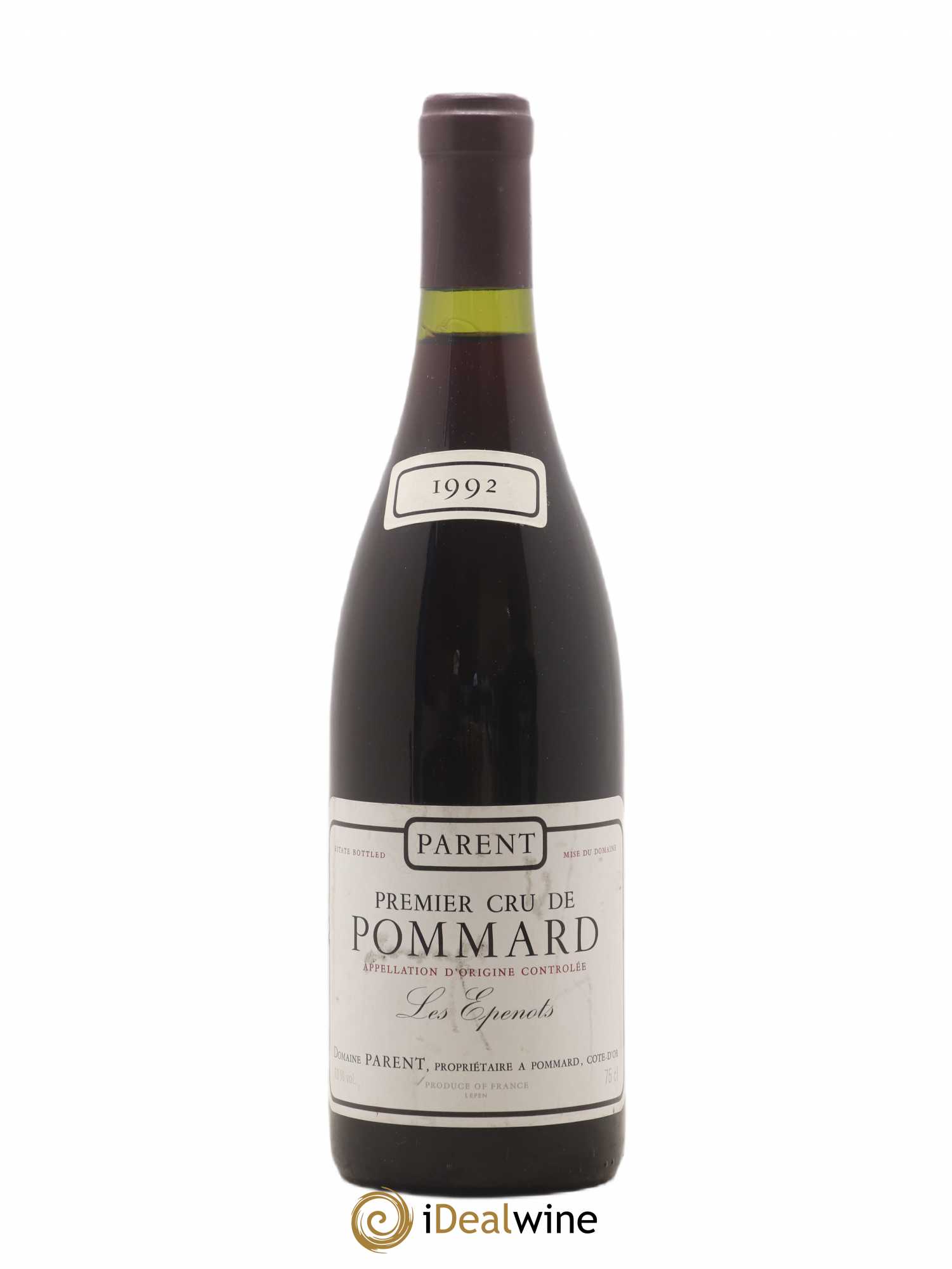 Pommard 1er Cru Les Epenots Parent (Domaine) 1992 - Lot de 1 bouteille - 0