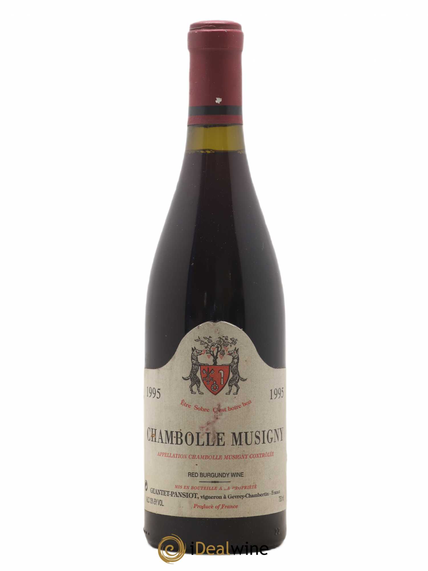 Chambolle-Musigny Geantet-Pansiot 1995 - Lot de 1 bouteille - 0