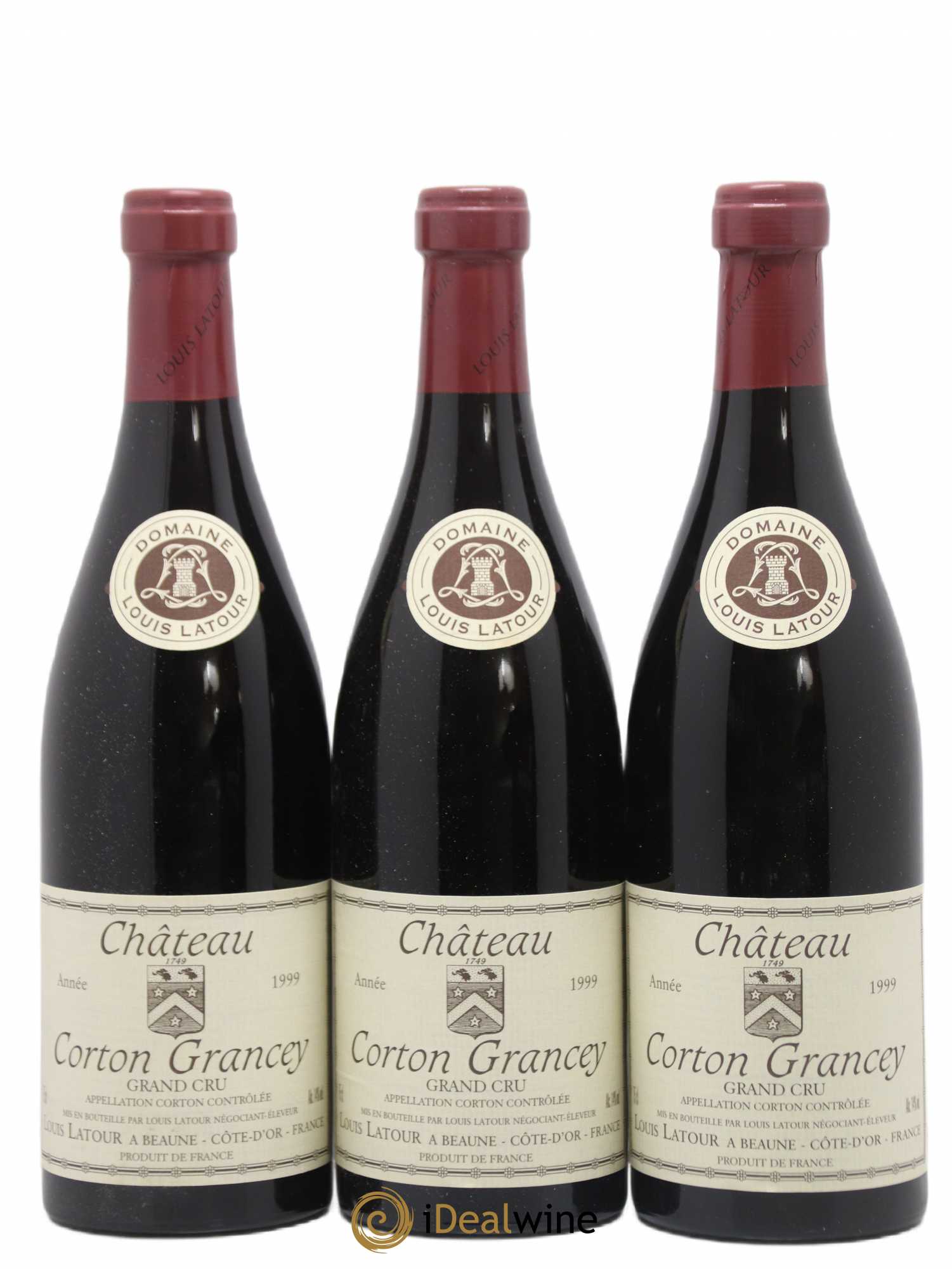 Corton Grand Cru Château Corton Grancey Louis Latour 1999 - Lot de 6 bouteilles - 1