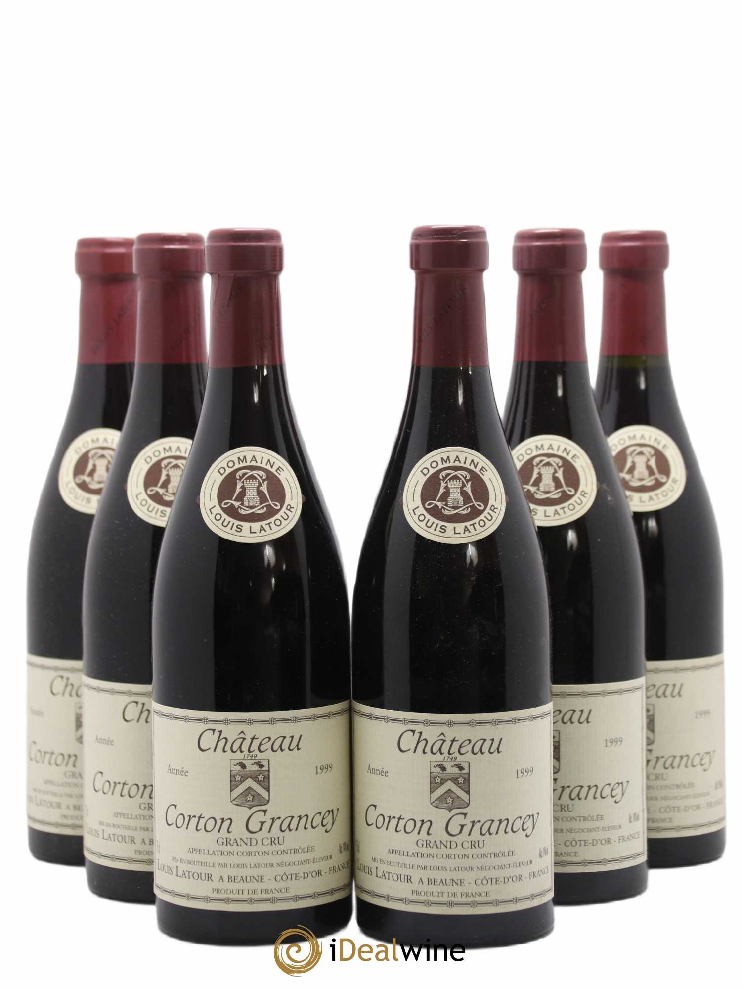 Corton Grand Cru Château Corton Grancey Louis Latour 1999 - Lot de 6 bouteilles - 0