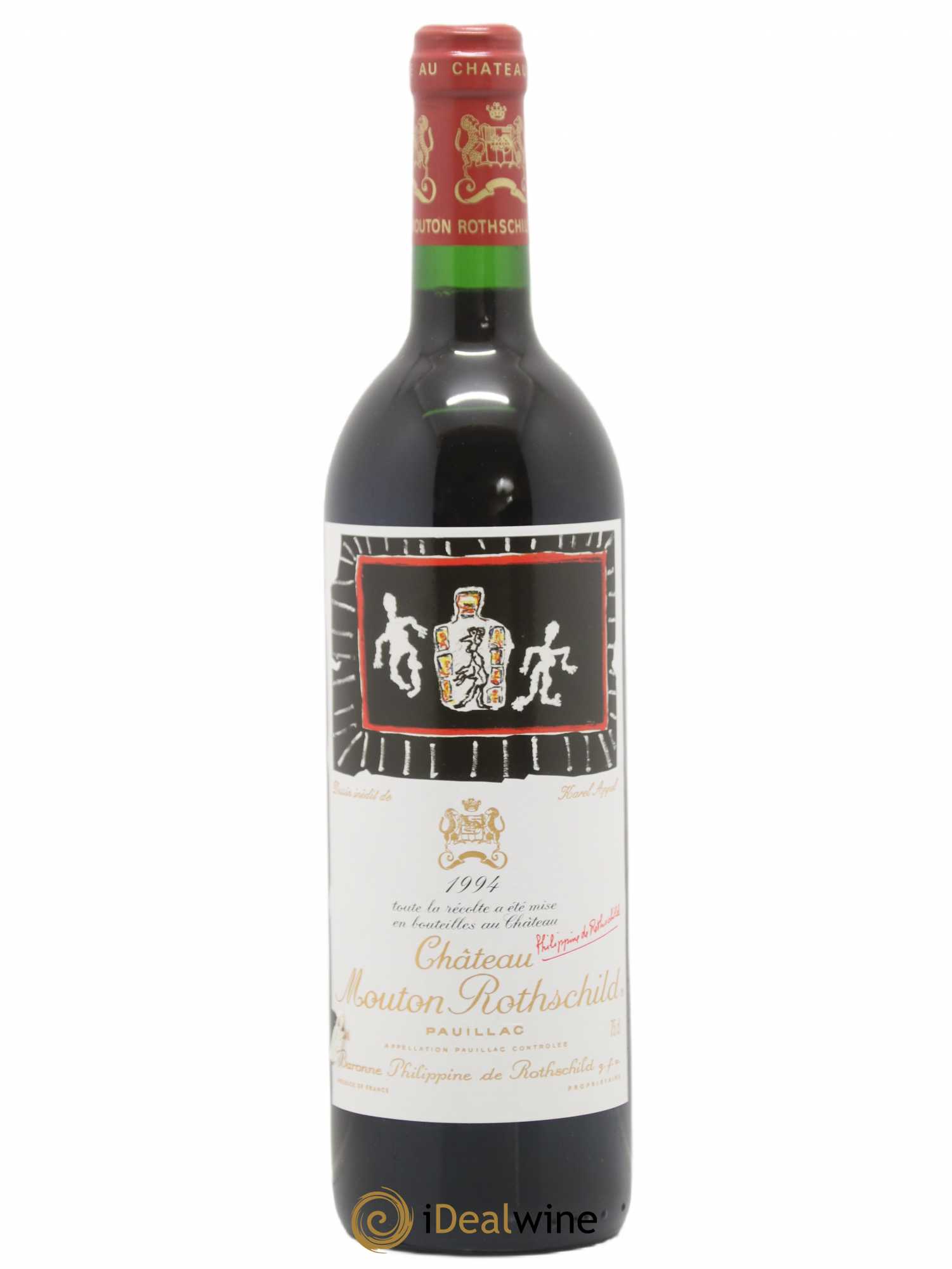 Château Mouton Rothschild 1er Grand Cru Classé 1994 - Lot de 1 bouteille - 0