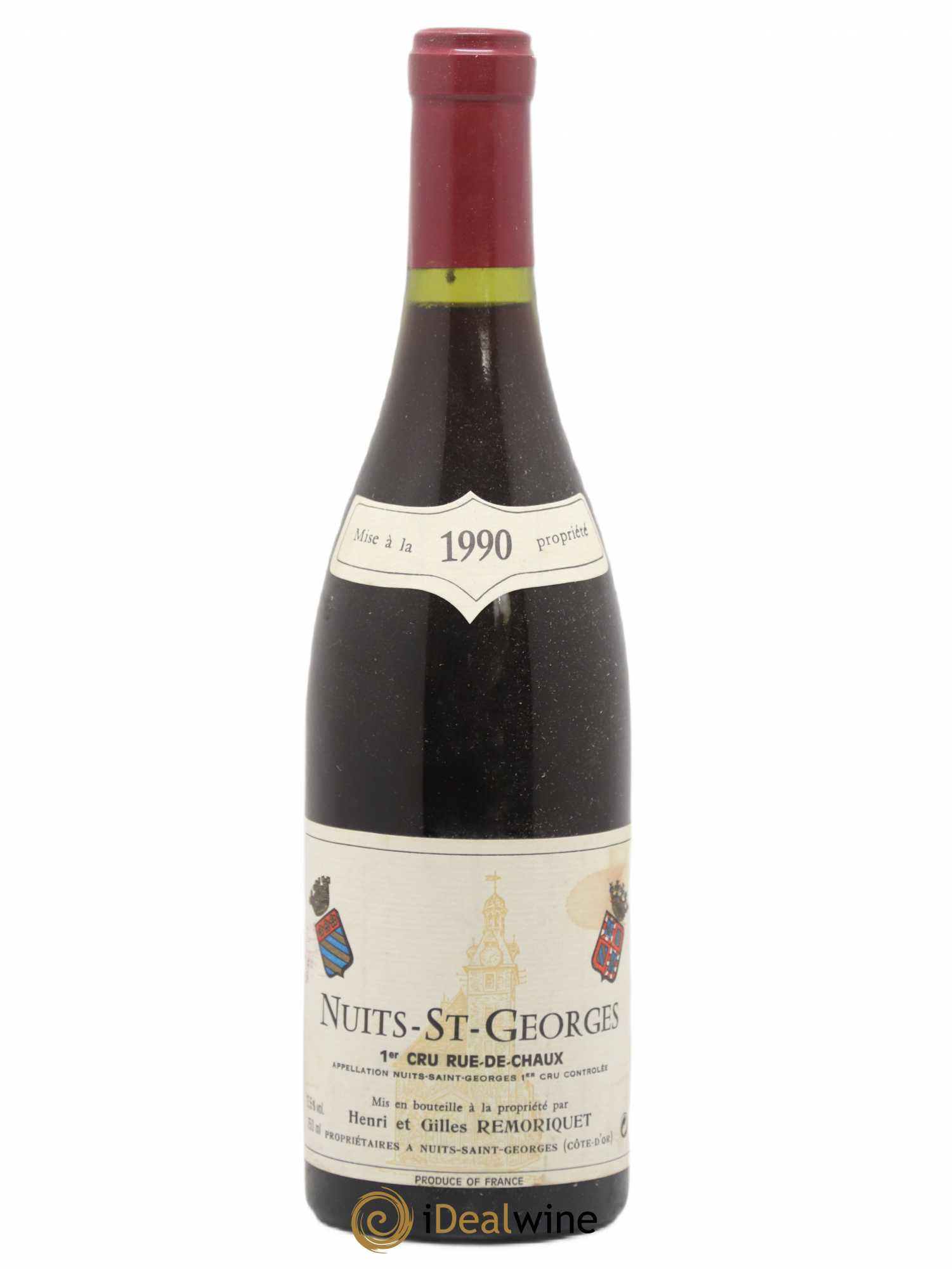 Nuits-Saint-Georges 1er Cru Rue de Chaux Gilles Remoriquet 1990 - Lot de 1 bouteille - 0
