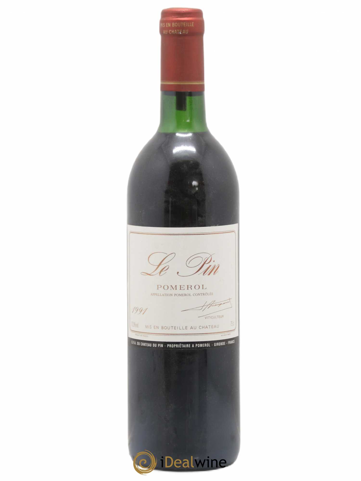 Château Le Pin 1991 - Lot de 1 bouteille - 0