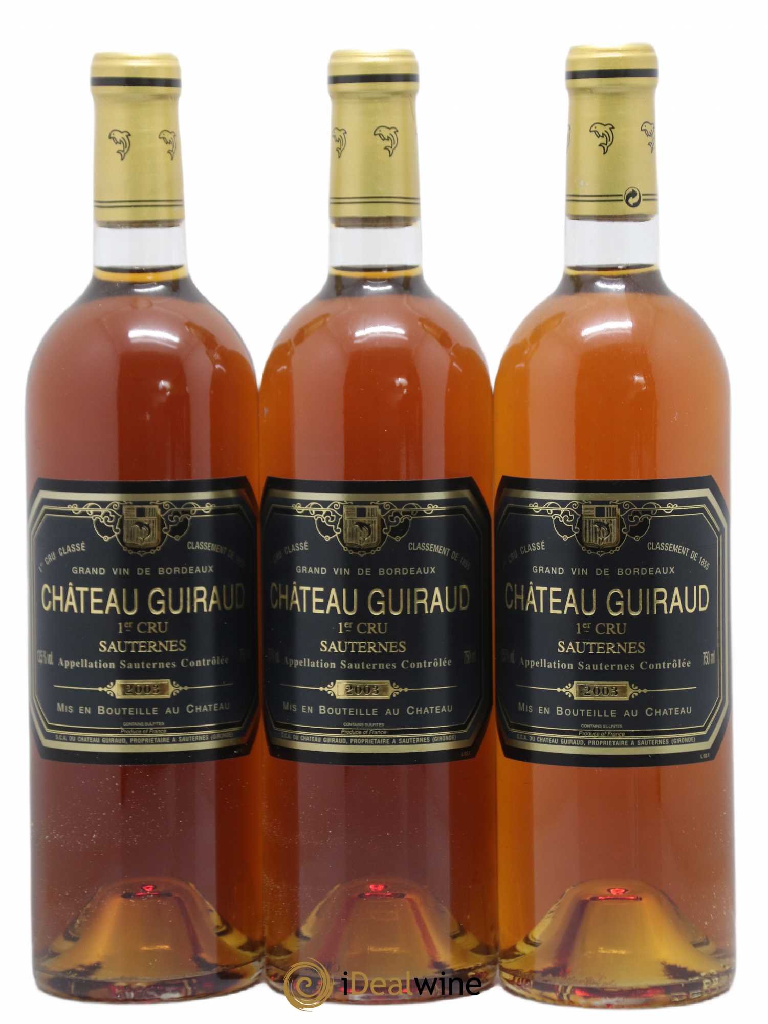 Château Guiraud 1er Grand Cru Classé 2003 - Lotto di 6 bottiglie - 2