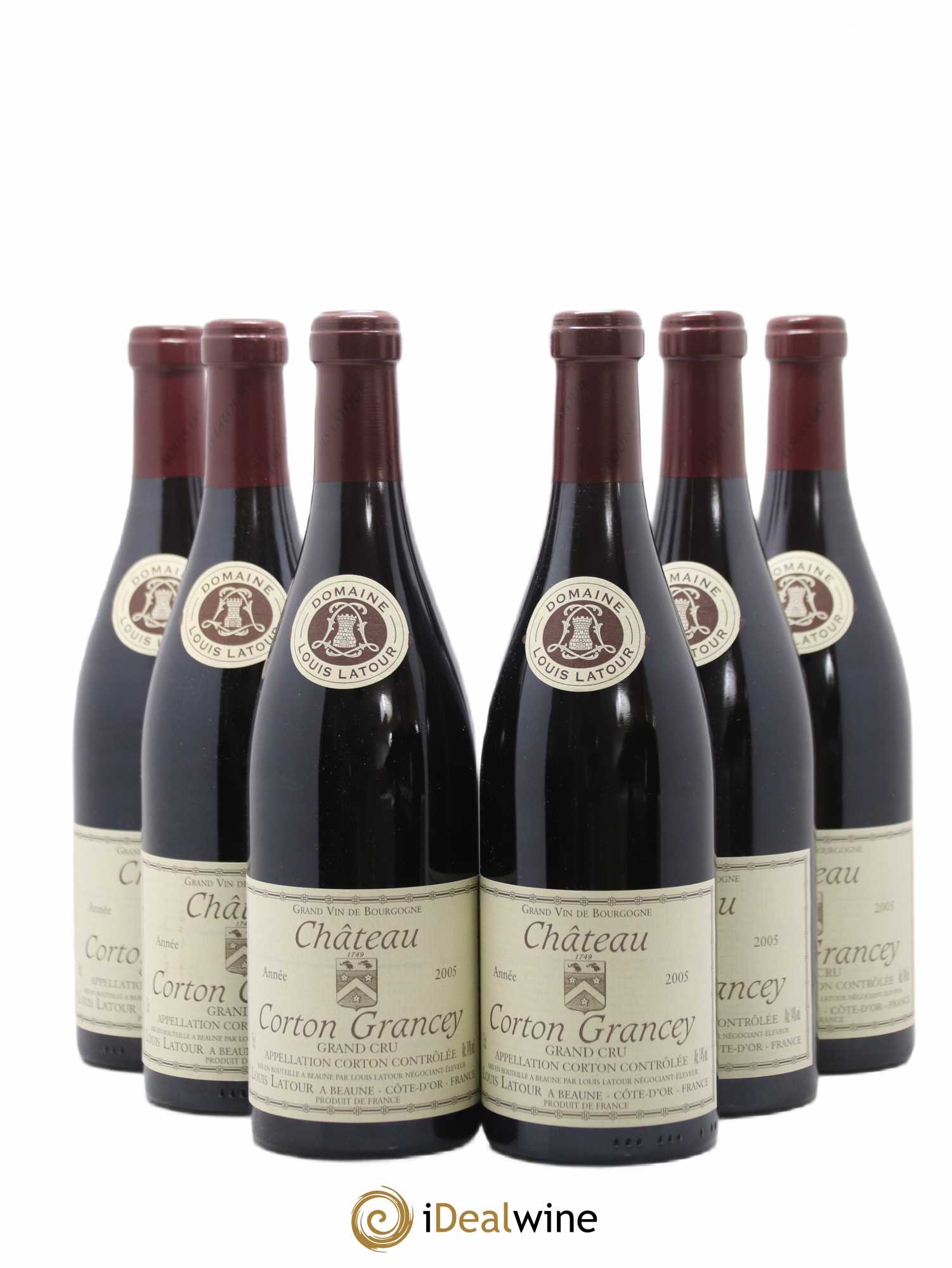 Corton Grand Cru Château Corton Grancey Louis Latour 2005 - Lot de 6 bouteilles - 0