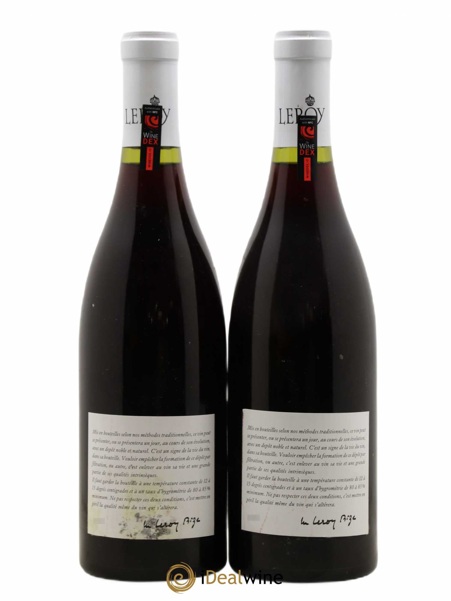 Pommard Les Vignots Leroy SA 1987 - Lot de 2 bouteilles - 1