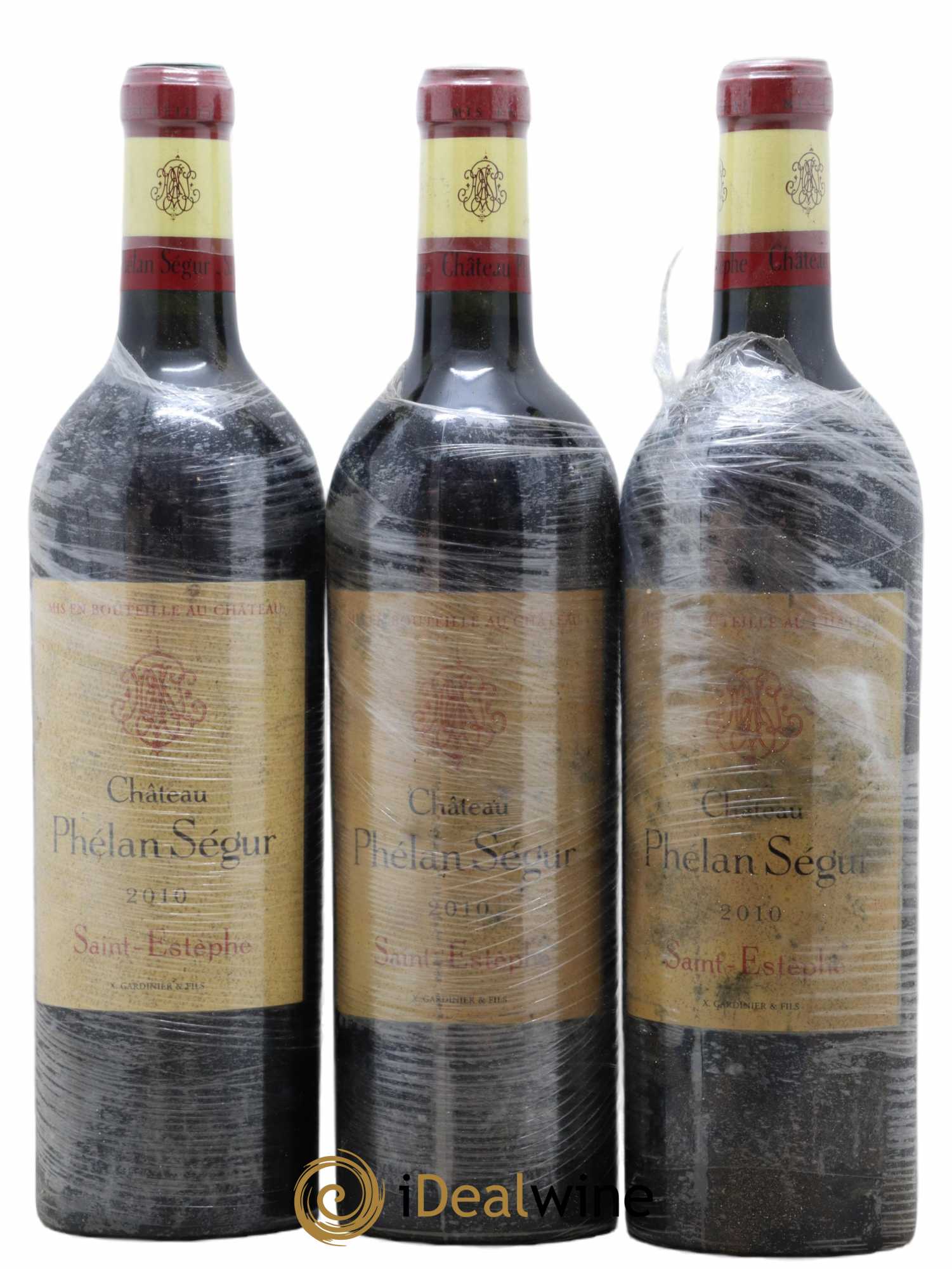 Château Phélan Ségur 2010 - Lot de 3 bouteilles - 0