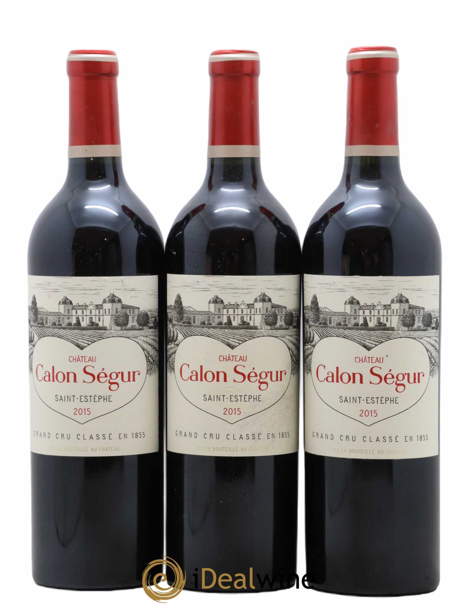 Château Calon Ségur 3ème Grand Cru Classé 2015 - Lot de 3 bouteilles - 0