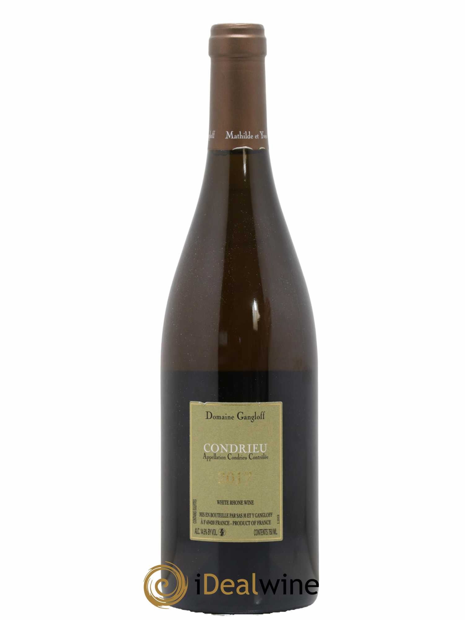 Condrieu Domaine Gangloff (Domaine) 2017 - Lot de 1 bouteille - 1
