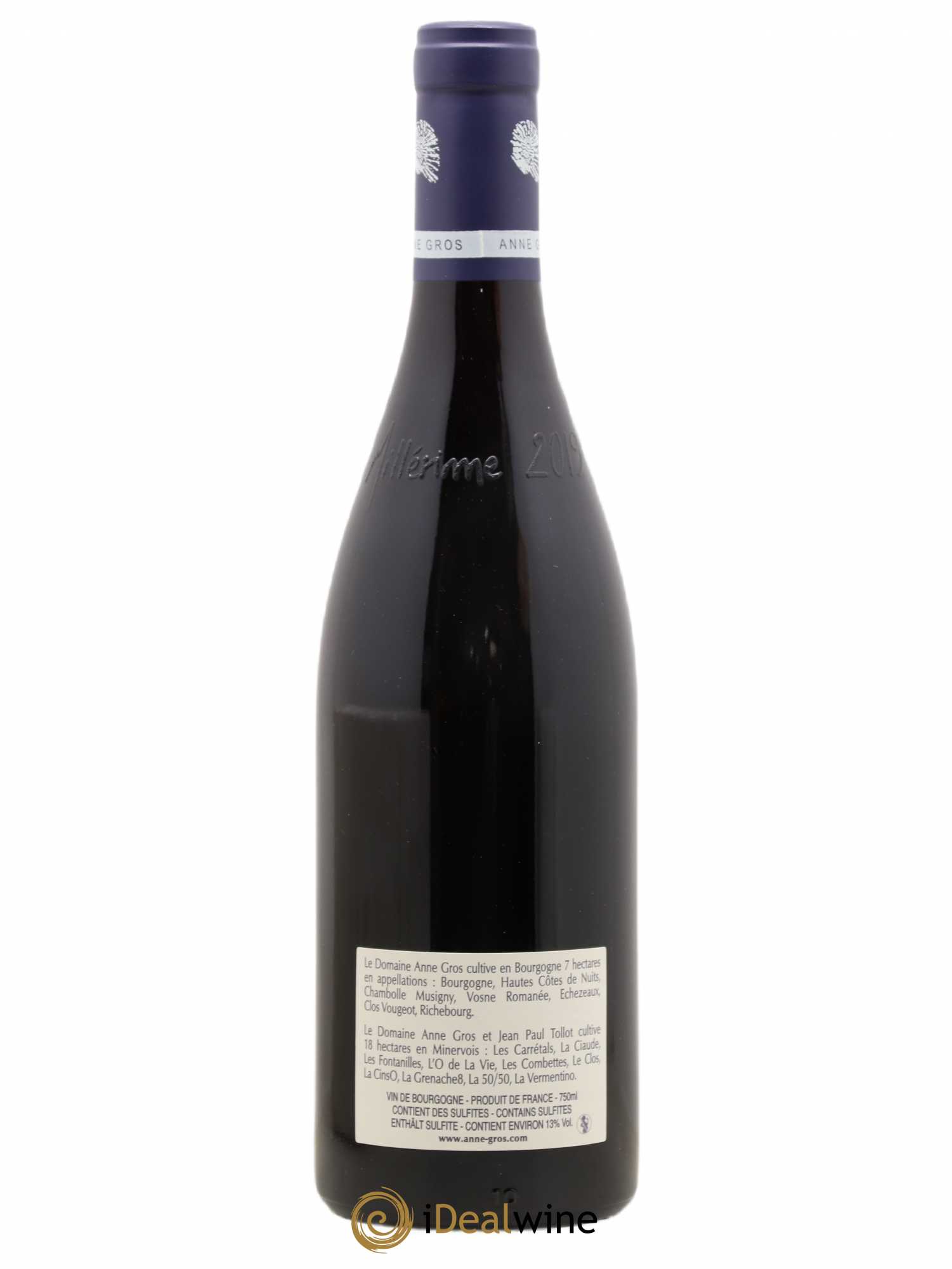 Echezeaux Grand Cru Les Loachausses Anne Gros 2019 - Lot de 1 bouteille - 1