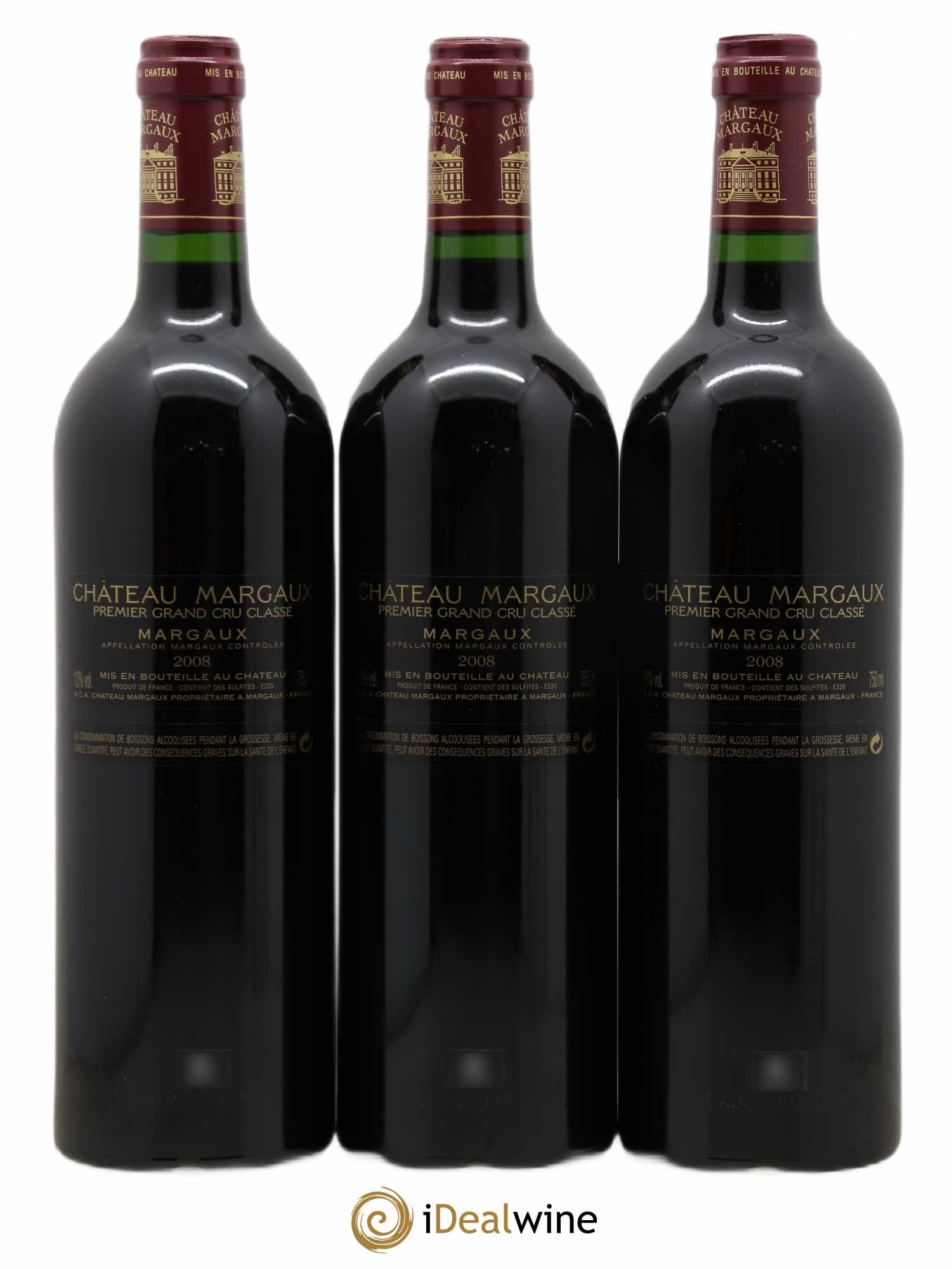 Château Margaux 1er Grand Cru Classé 2008 - Lot de 6 bouteilles - 2