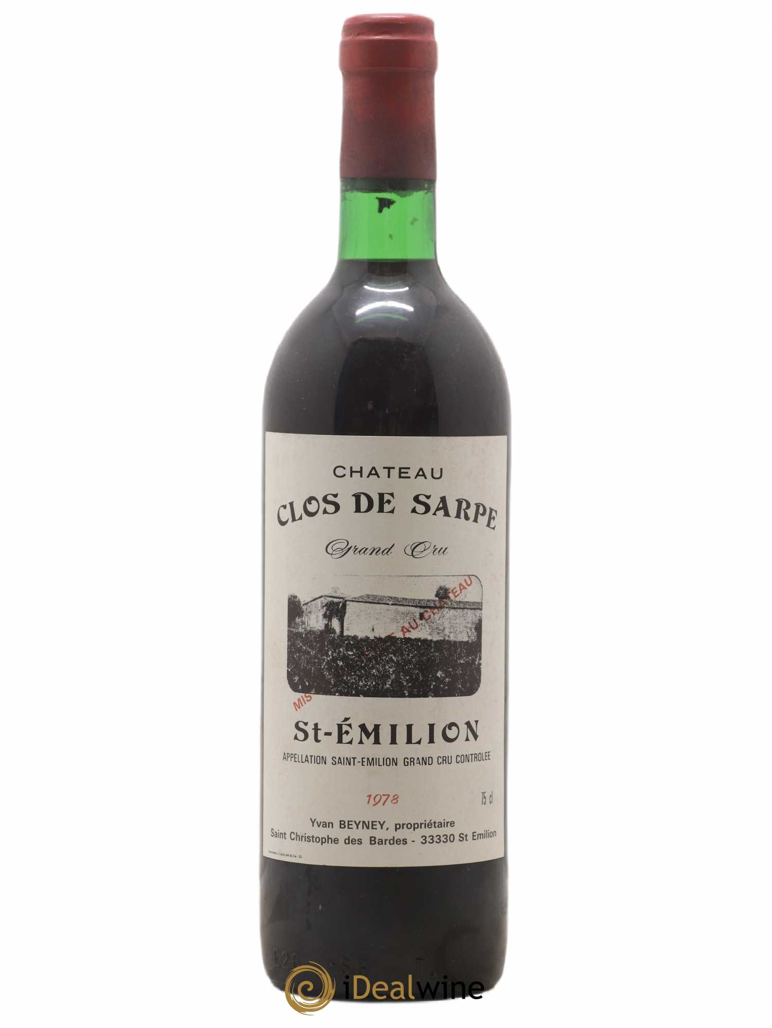 Clos de Sarpe Grand Cru Classé 1978 - Lot de 1 bouteille - 0