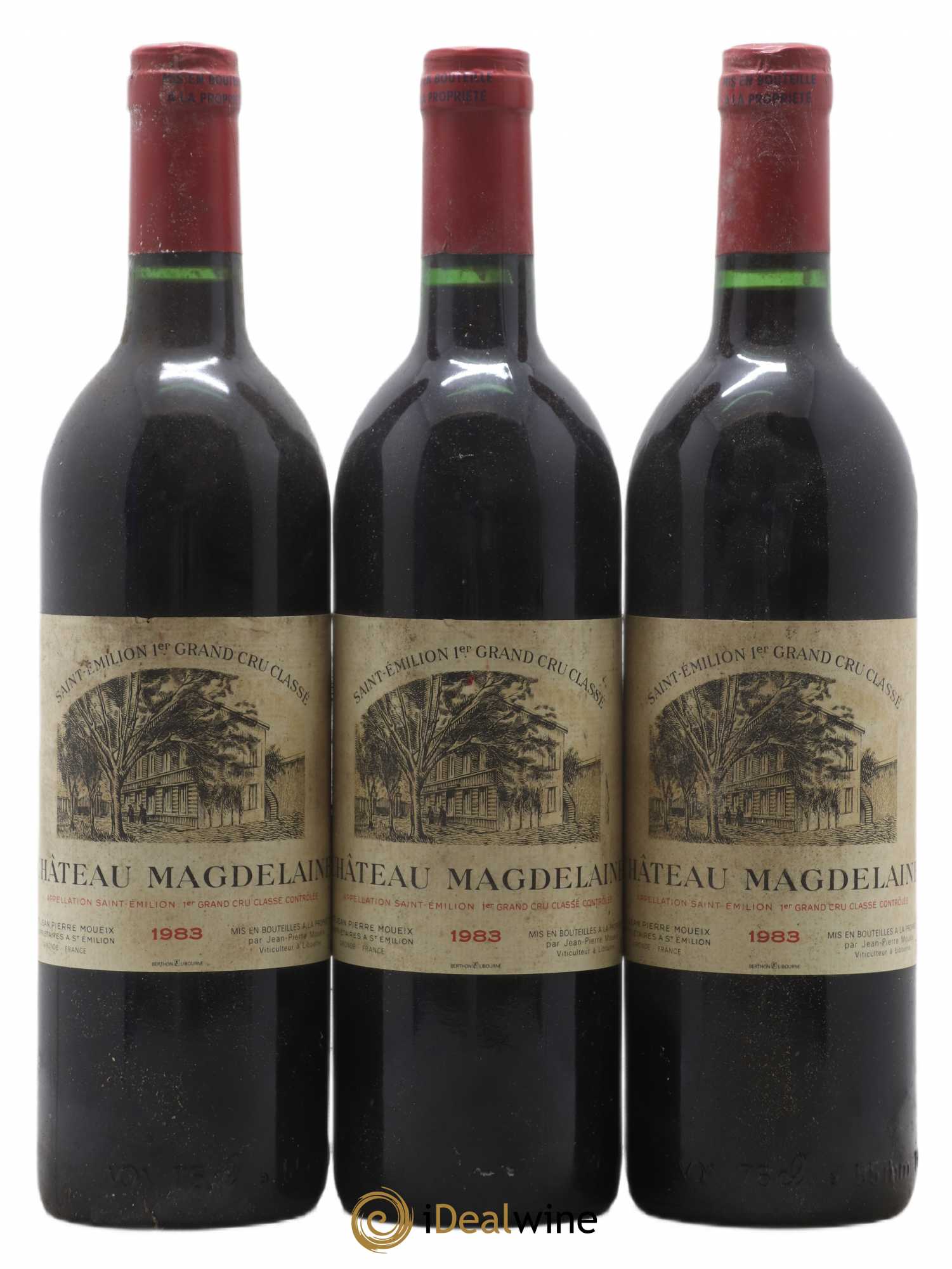 Château Magdelaine 1983 - Lot de 3 bouteilles - 0