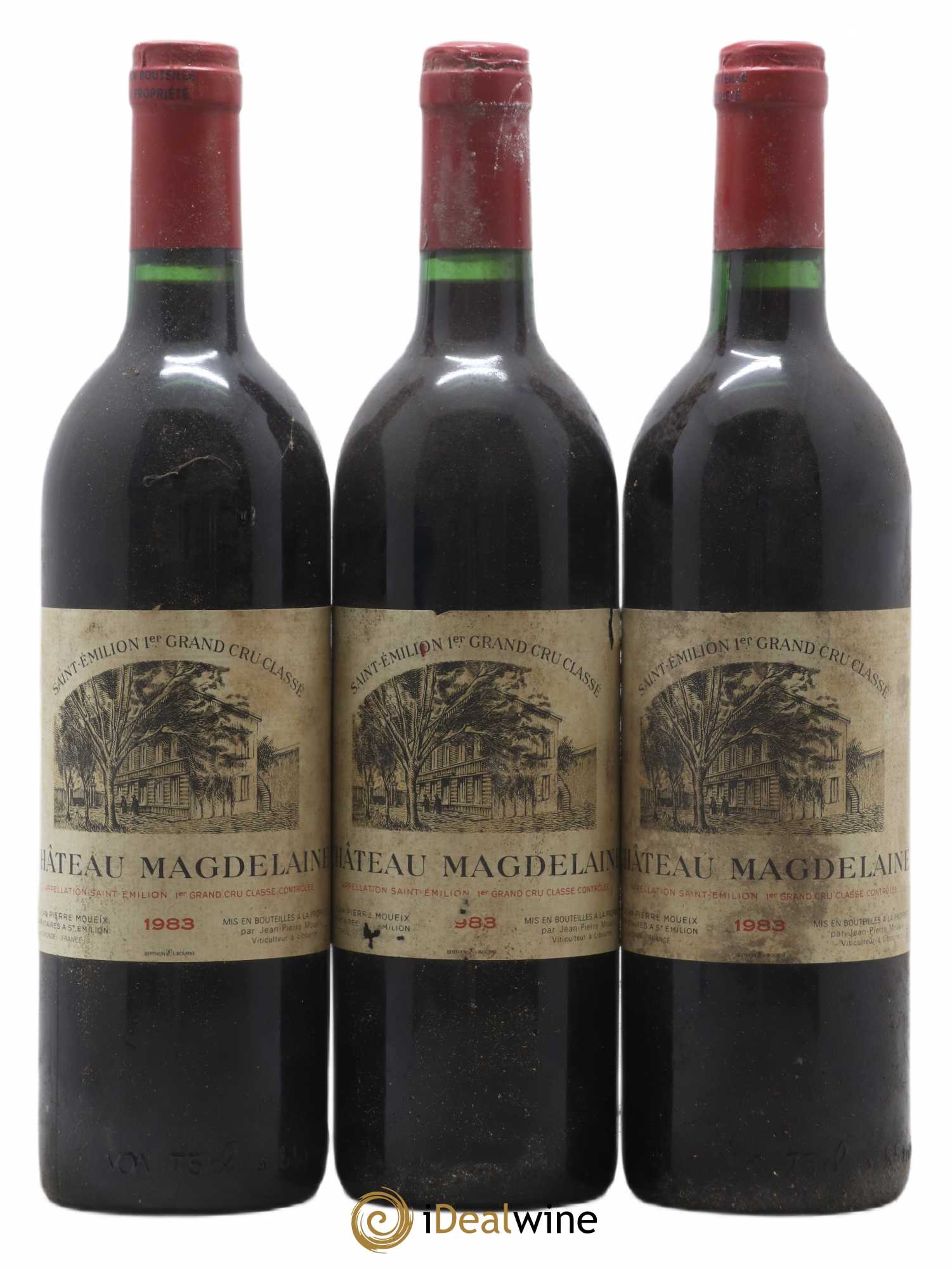 Château Magdelaine 1983 - Lot de 3 bouteilles - 0