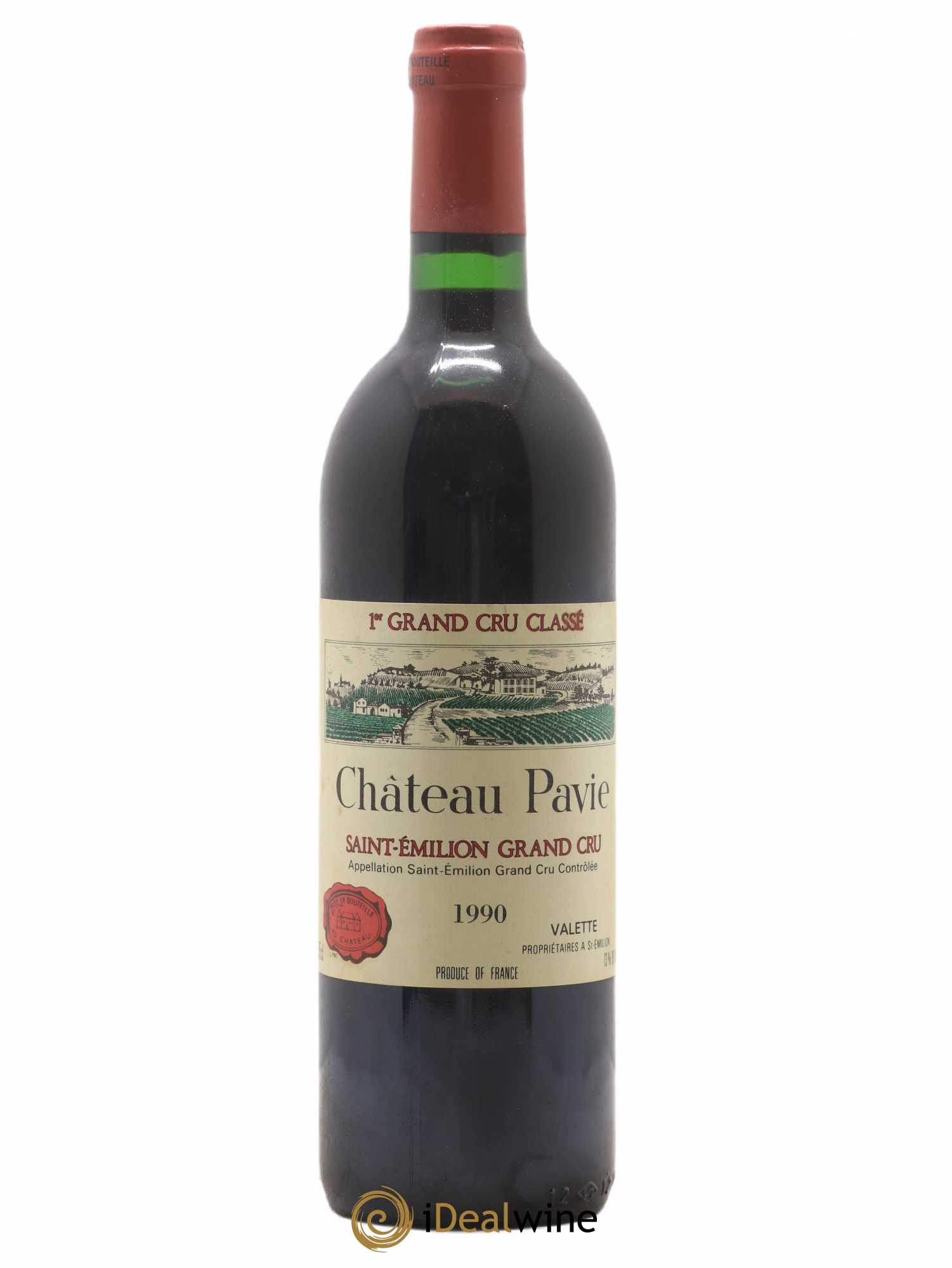 Château Pavie 1er Grand Cru Classé A 1990 - Lot de 1 bouteille - 0