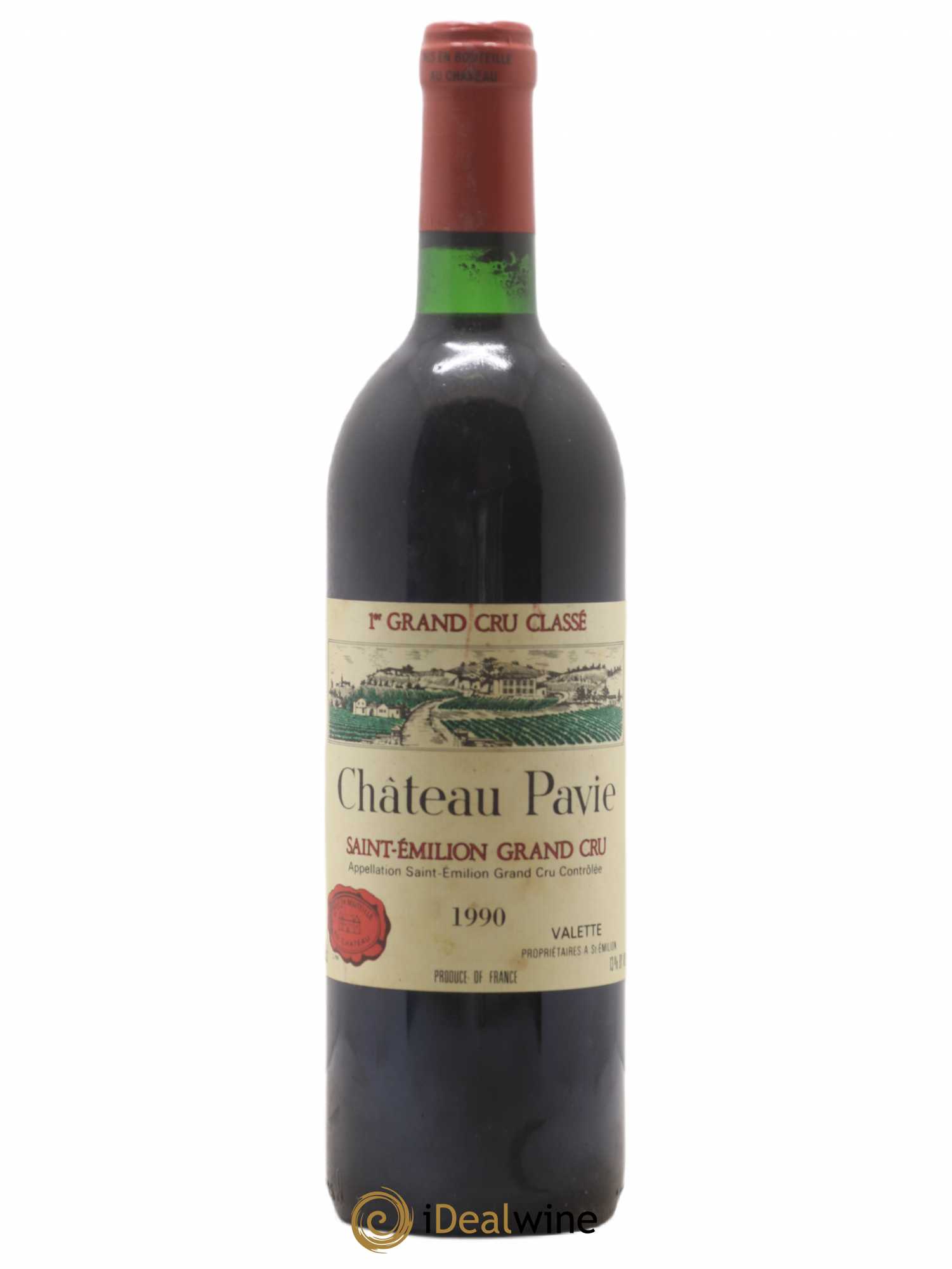 Château Pavie 1er Grand Cru Classé A 1990 - Lot de 1 bouteille - 0