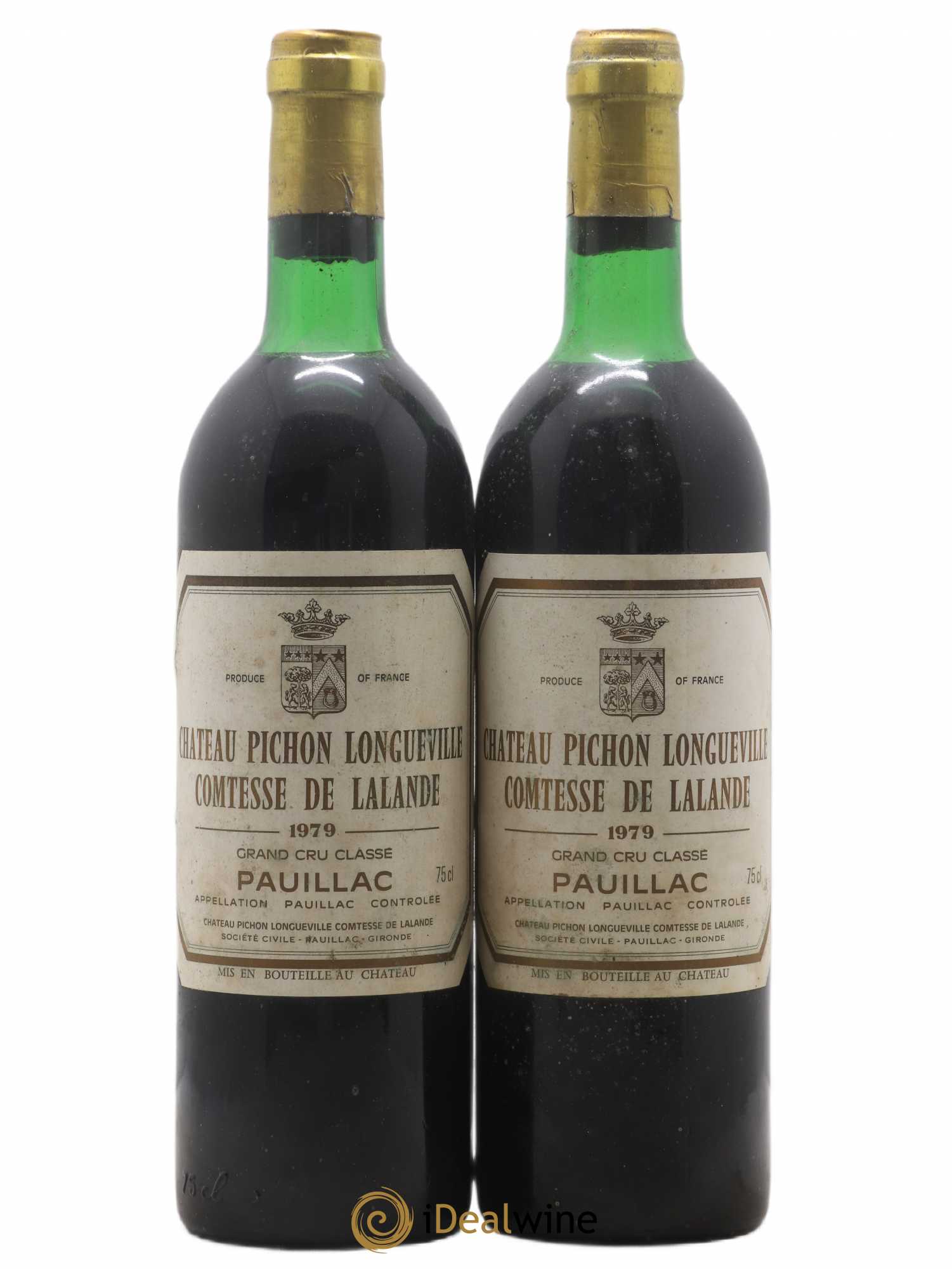 Château Pichon Longueville Comtesse de Lalande 2ème Grand Cru Classé 1979 - Lot de 2 bouteilles - 0