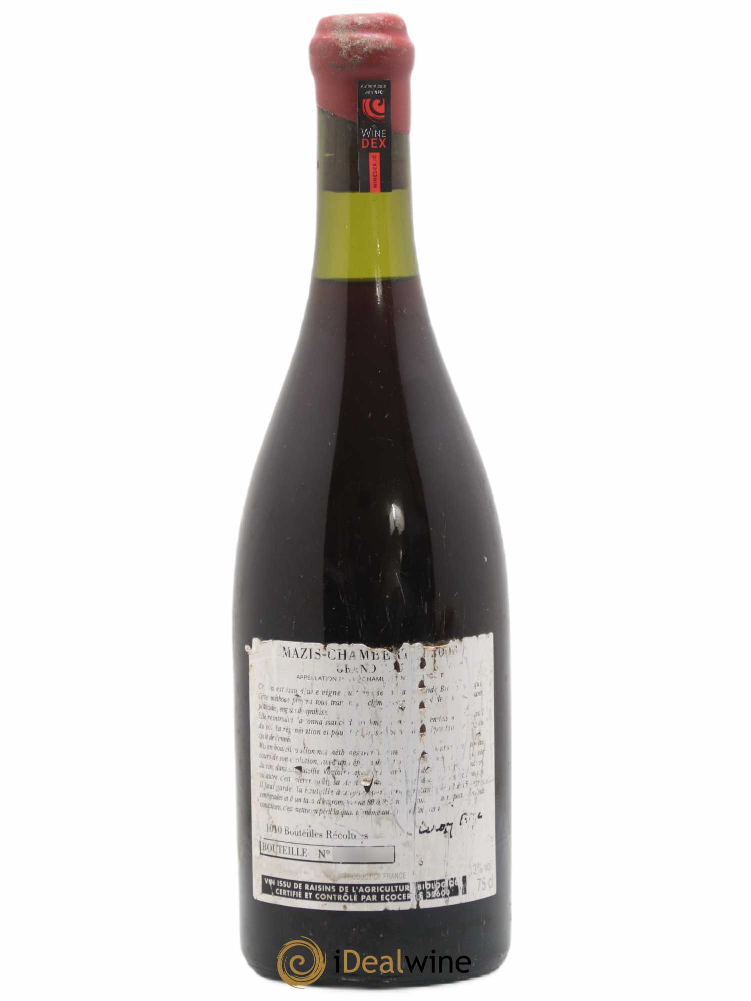 Mazis-Chambertin Grand Cru d'Auvenay (Domaine) 2000 - Lot de 1 bouteille - 1