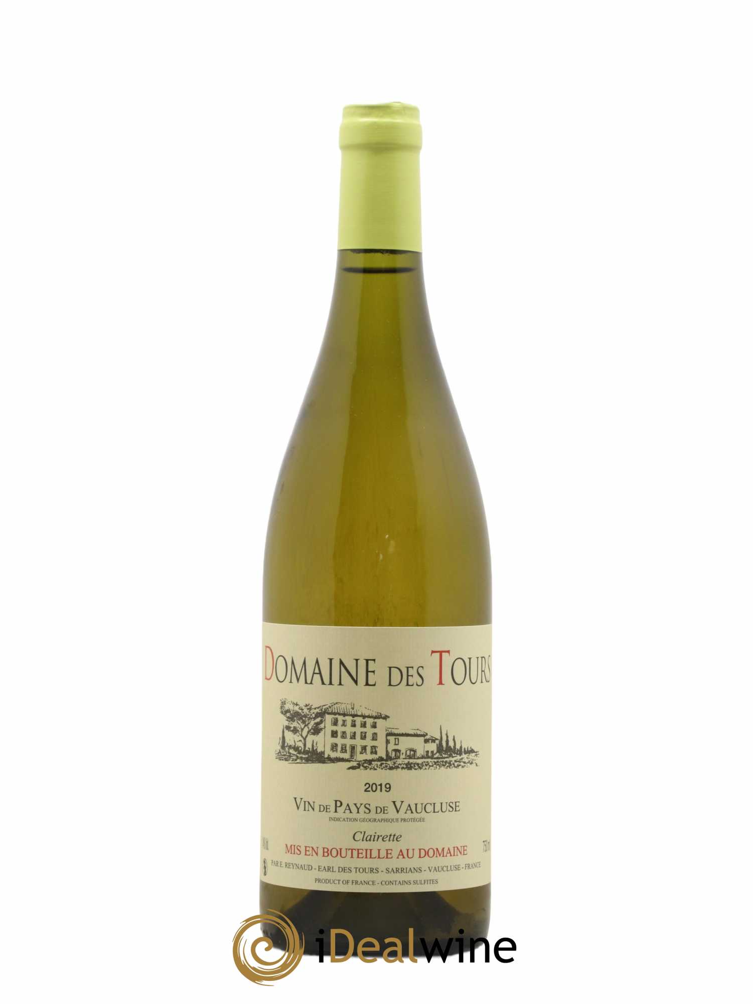 Vaucluse (Vin de Pays de Vaucluse) Domaine des Tours Emmanuel Reynaud 2019 - Lot de 1 bouteille - 0
