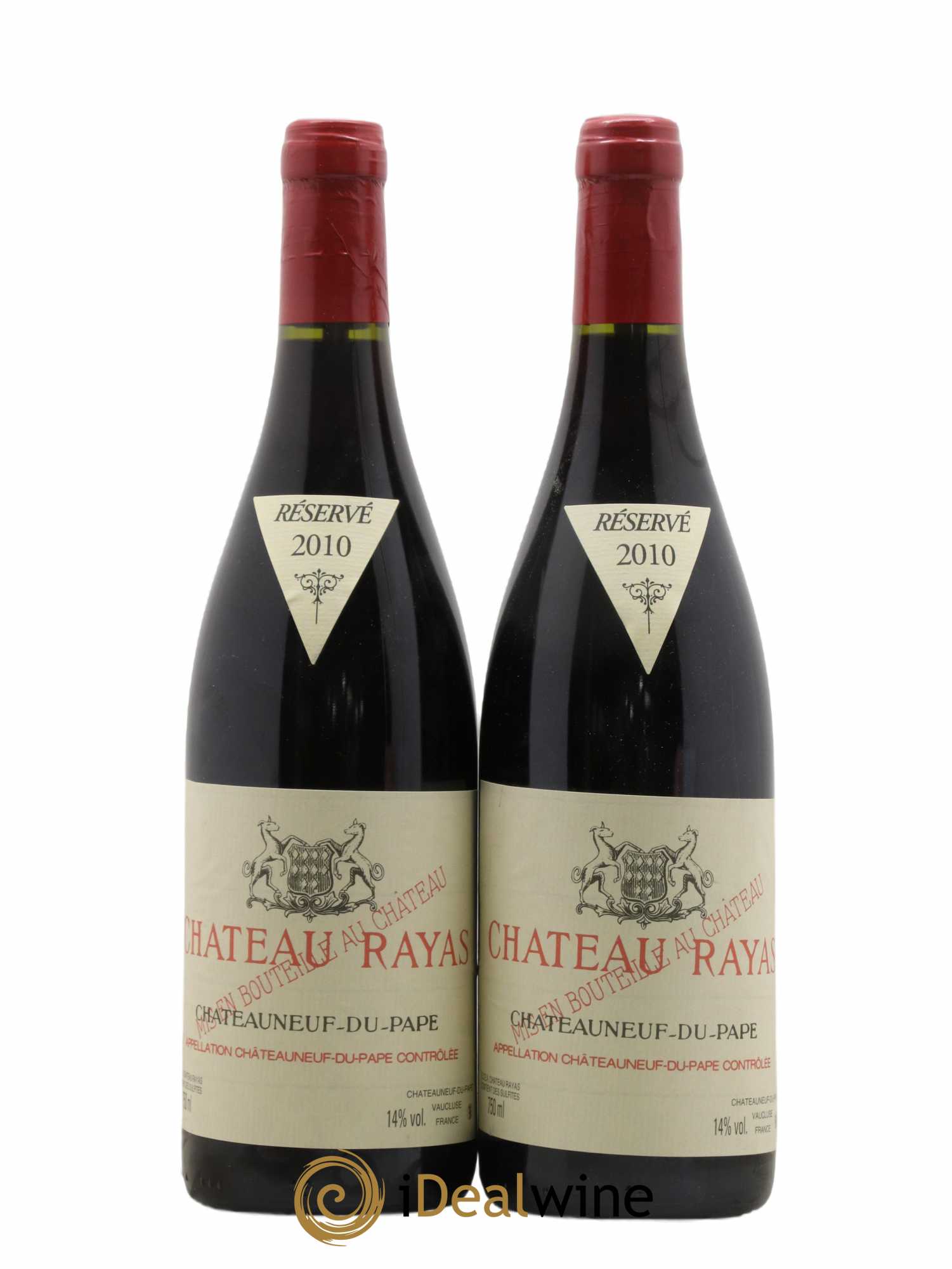 Châteauneuf-du-Pape Château Rayas Emmanuel Reynaud 2010 - Lot of 2 bottles - 0