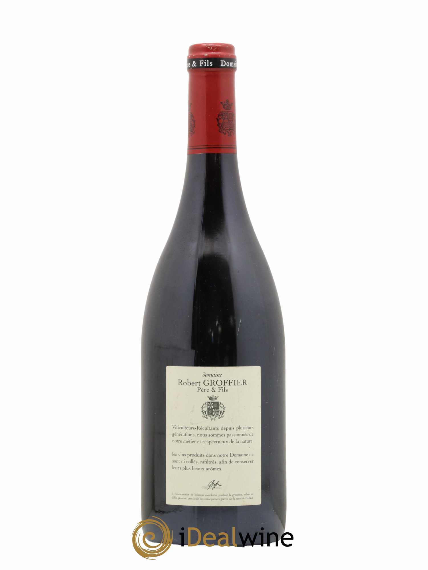 Bonnes-Mares Grand Cru Robert Groffier Père & Fils (Domaine) 2012 - Lot de 1 bouteille - 1
