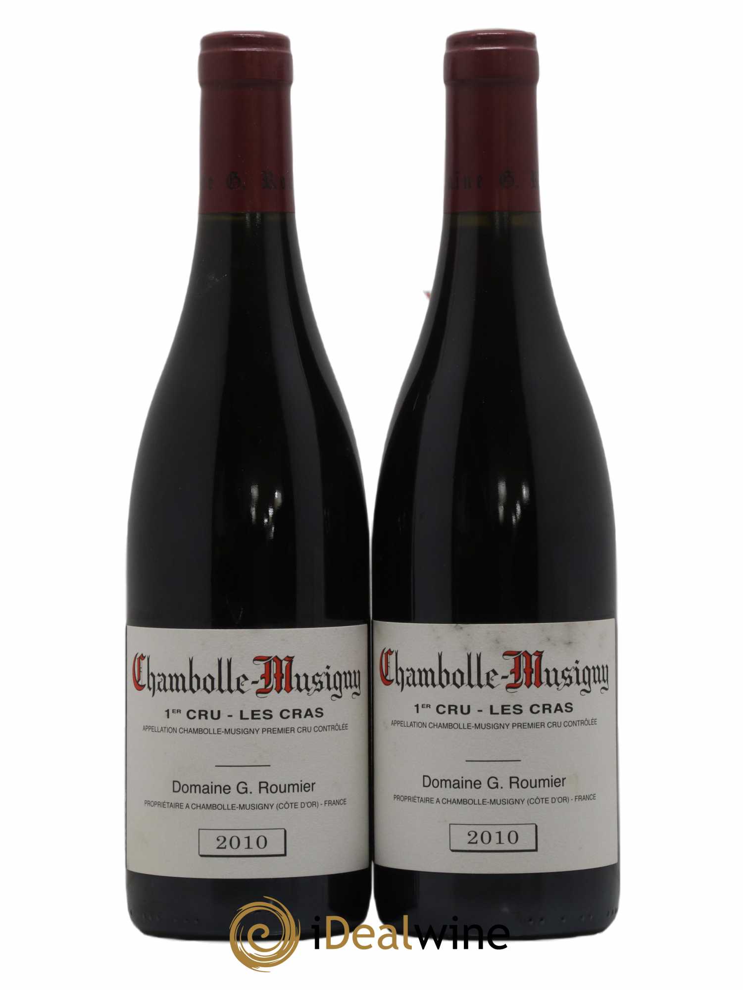 Chambolle-Musigny 1er Cru Les Cras Georges Roumier (Domaine) 2010 - Lot de 2 bouteilles - 0