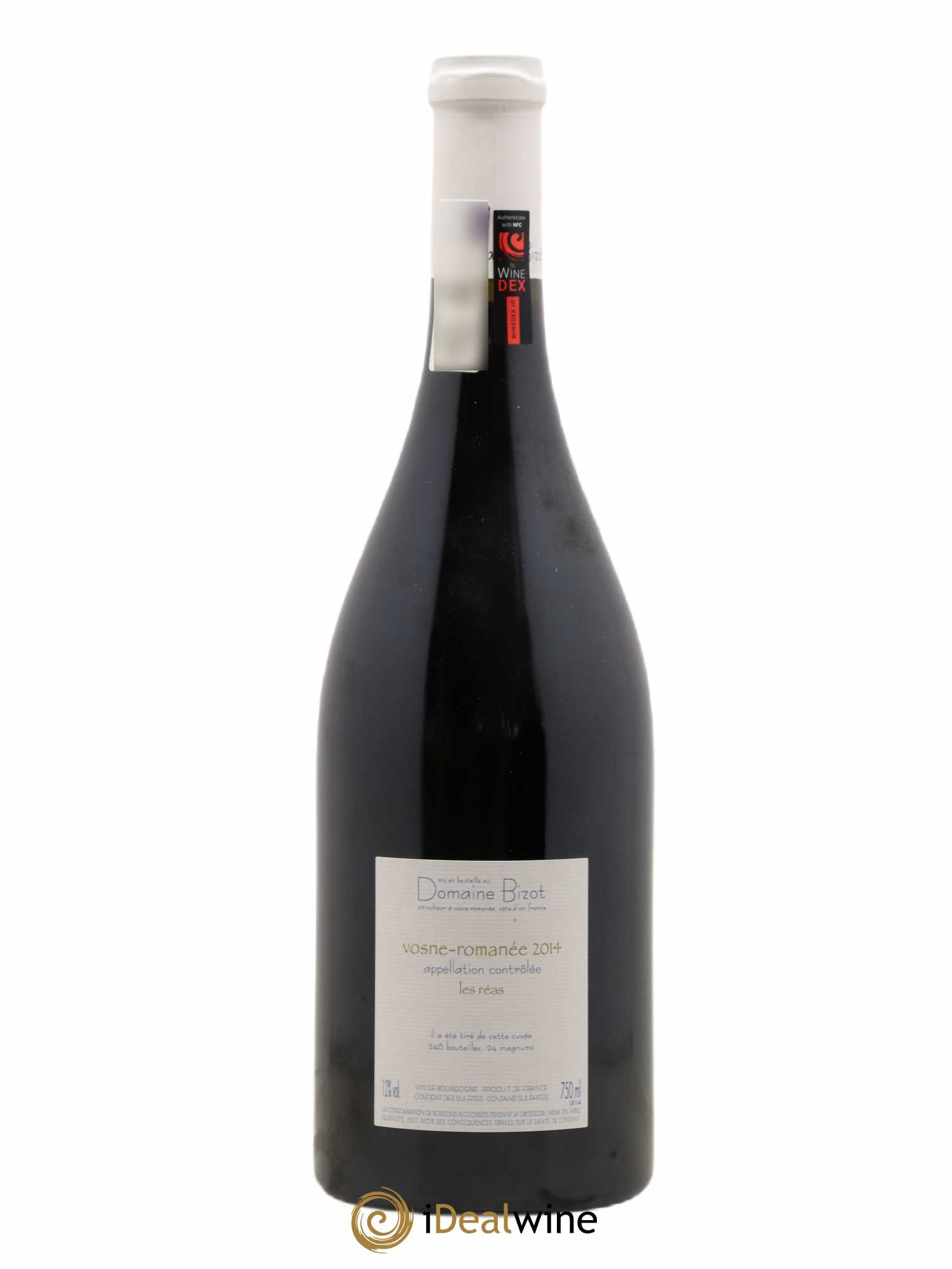Vosne-Romanée Les Réas Bizot (Domaine) 2014 - Lot de 1 bouteille - 1