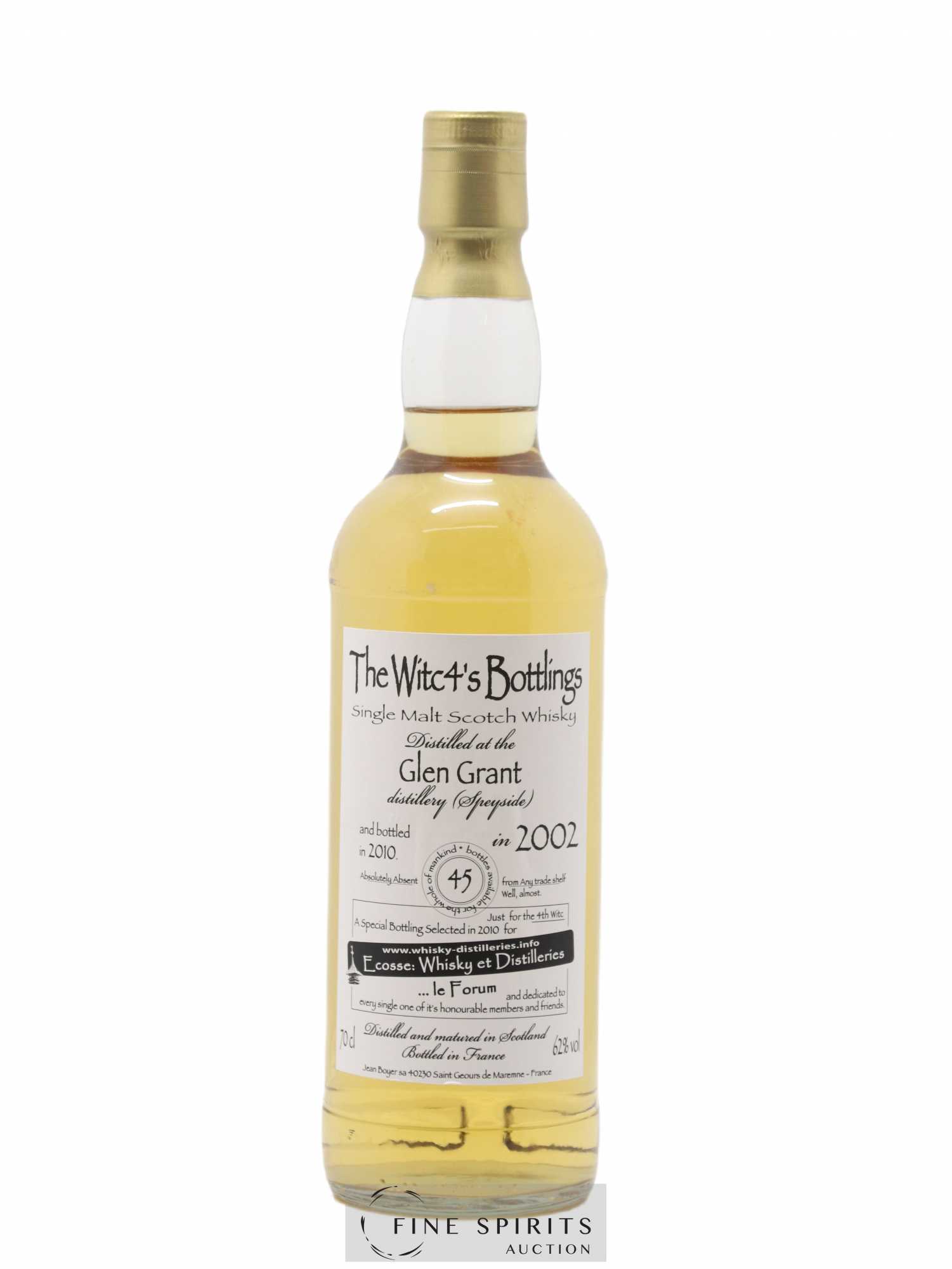 Glen Grant 2002 The Witc4's Bottlings One of 45 - bottled 2010 - Lot de 1 bouteille - 1