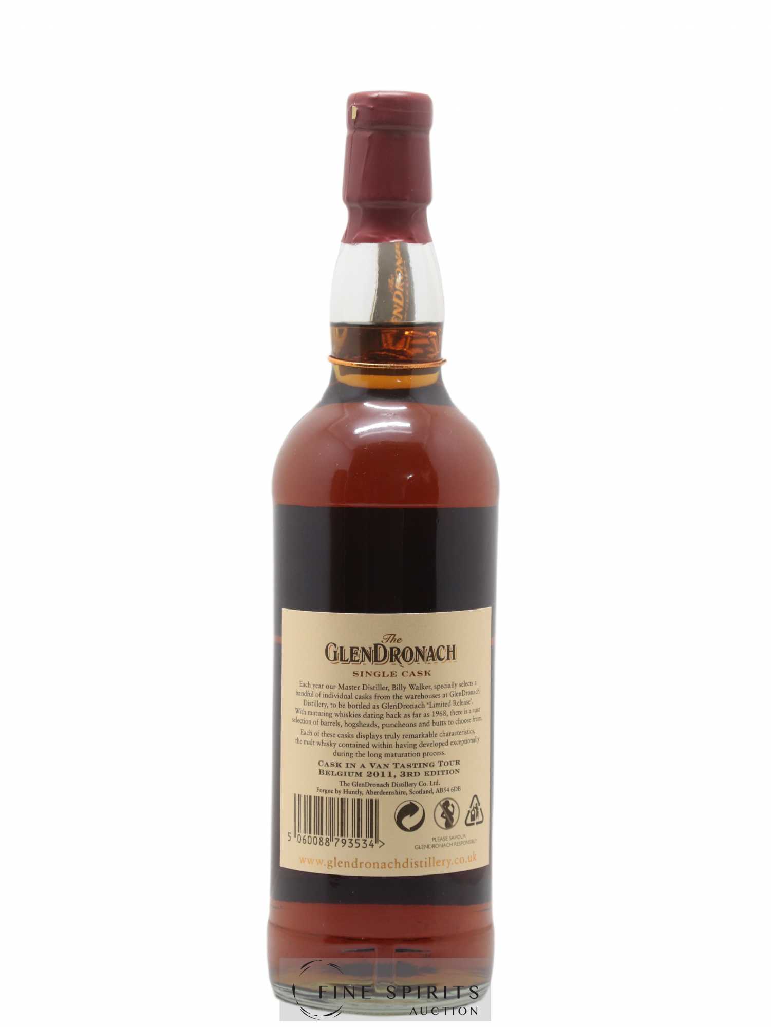 The Glendronach 8 years 2002 Of. Cask n°2009 - One of 660 - bottled 2011 The Cask in a Van - Lot de 1 bouteille - 2