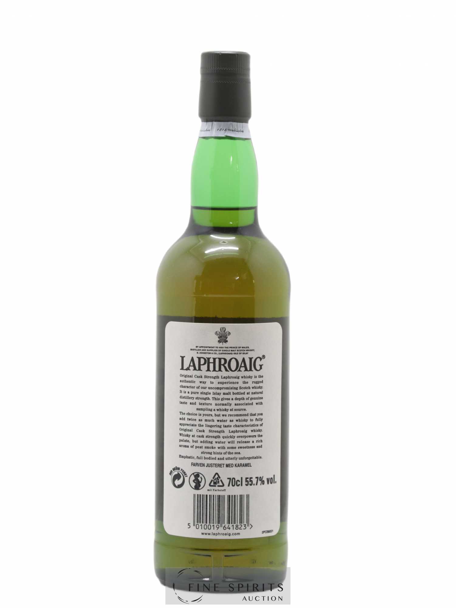 Laphroaig 10 years Of. Original Cask Strength (55,7°) - Lot de 1 bouteille - 2