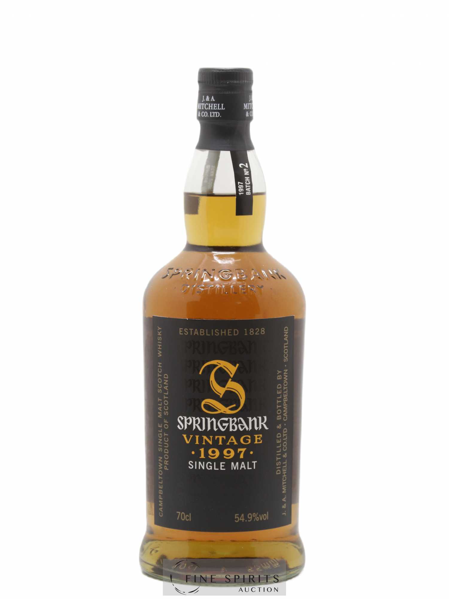 Springbank 1997 Of. Vintage Batch n°2 - bottled 2008 - Lot de 1 bouteille - 1