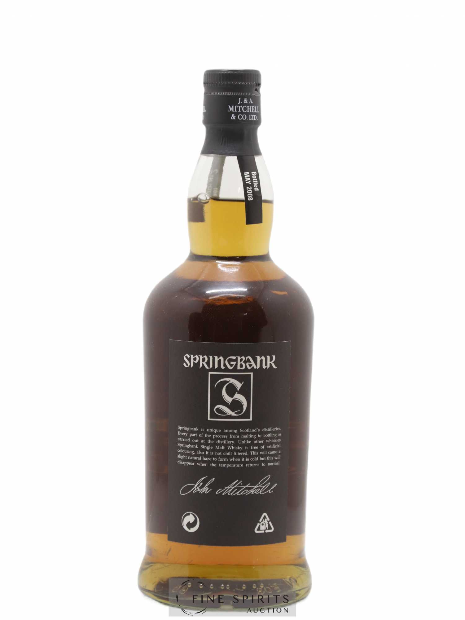 Springbank 1997 Of. Vintage Batch n°2 - bottled 2008 - Lot de 1 bouteille - 2
