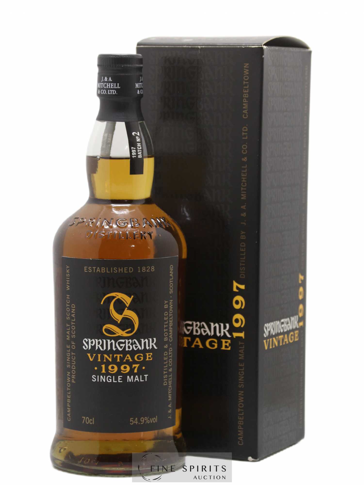 Springbank 1997 Of. Vintage Batch n°2 - bottled 2008 - Lot de 1 bouteille - 0