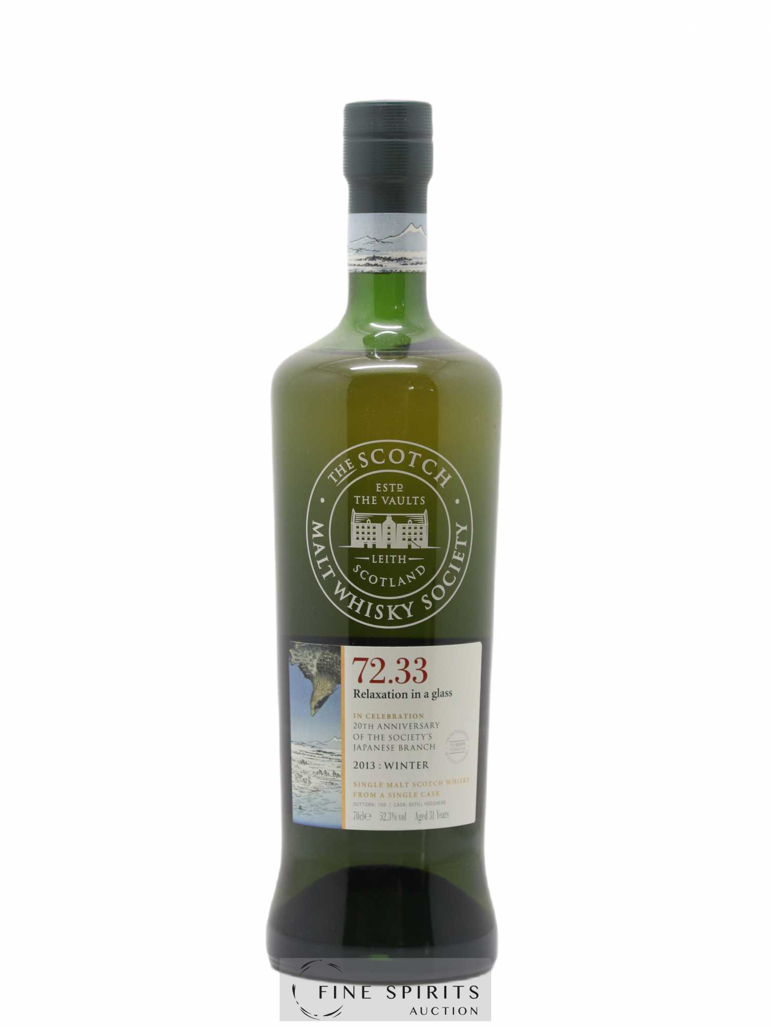 Relaxation in a Glass 31 years 1981 The Scotch Malt Whisky Society Cask n°72.33 - One of 190 - bottled 2013 - Lot de 1 bouteille - 0