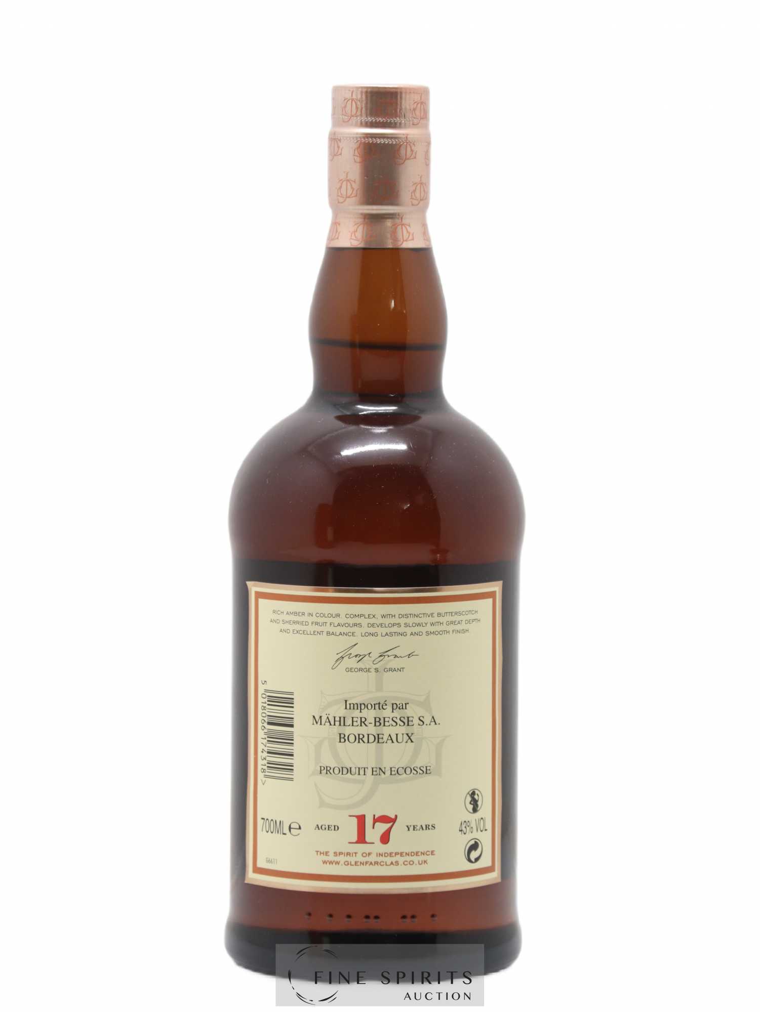 Glenfarclas 17 years Of. Mahler-Besse Import - Lot of 1 bottle - 2