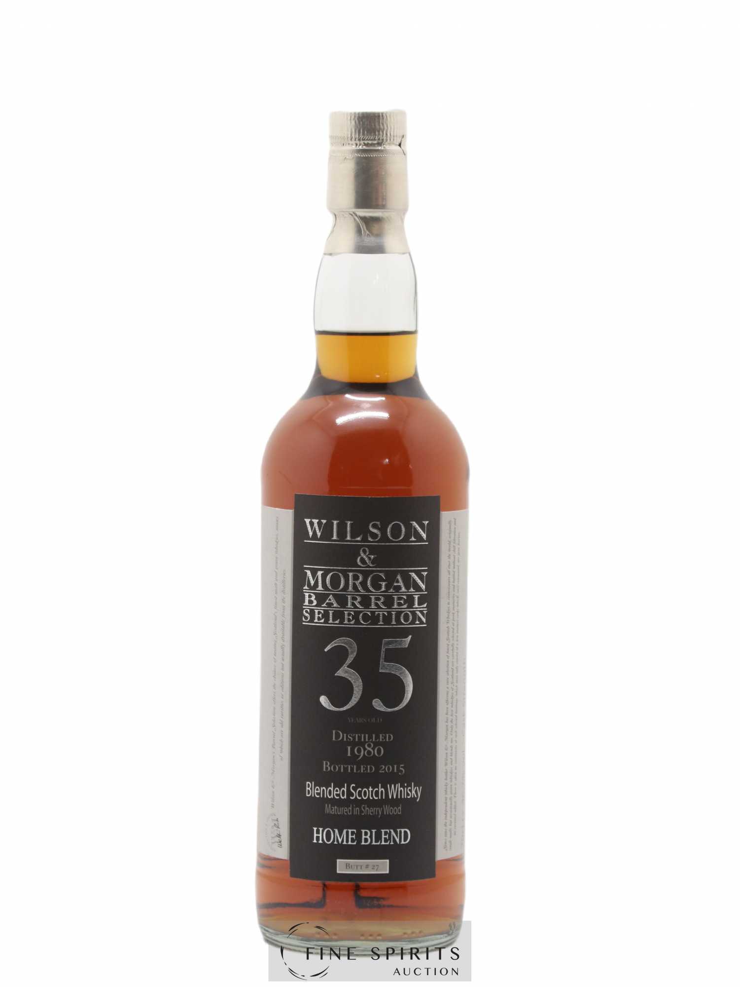 Wilson & Morgan 35 years 1980 Of. Home Blend One of 470 - bottled 2015 Barrel Selection - Lotto di 1 bottiglia - 1