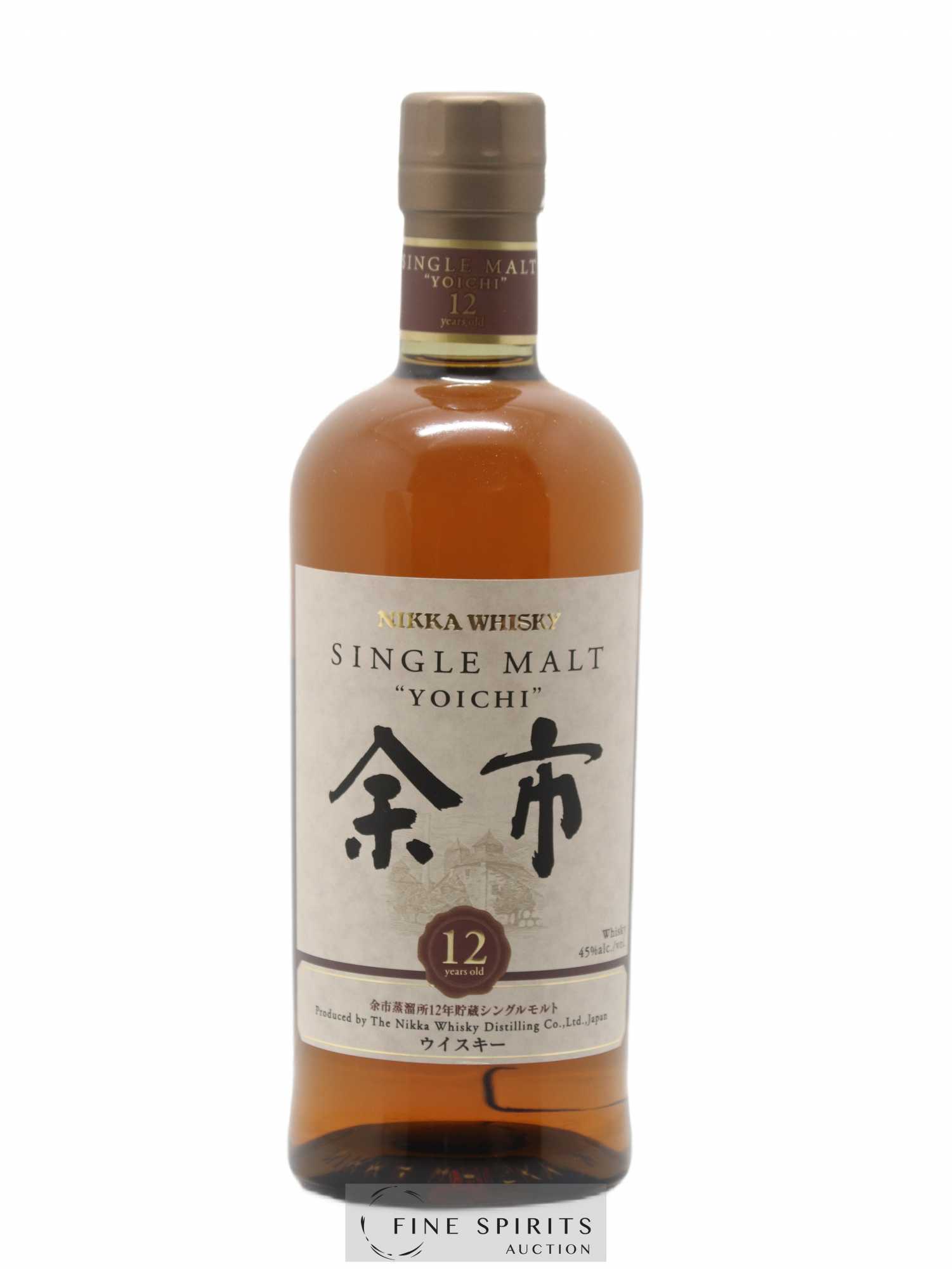 Yoichi 12 years Of. Nikka Whisky - Lot de 1 bouteille - 1