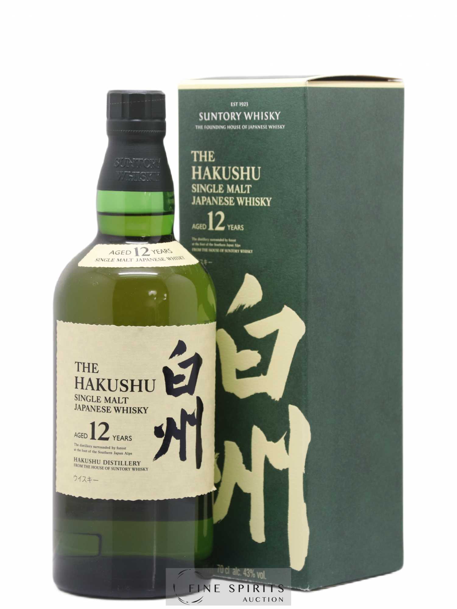 Hakushu 12 years Of. - Lot de 1 bouteille - 0