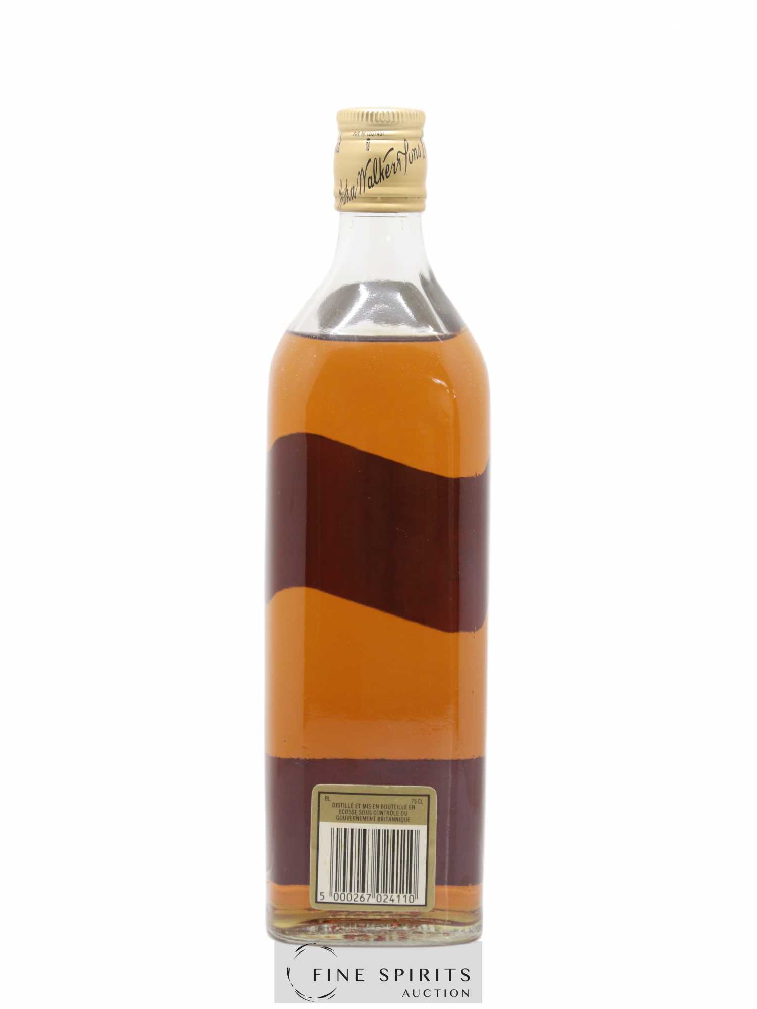 Johnnie Walker 12 years Of. Black Label (75cl.) - Lot de 1 bouteille - 1