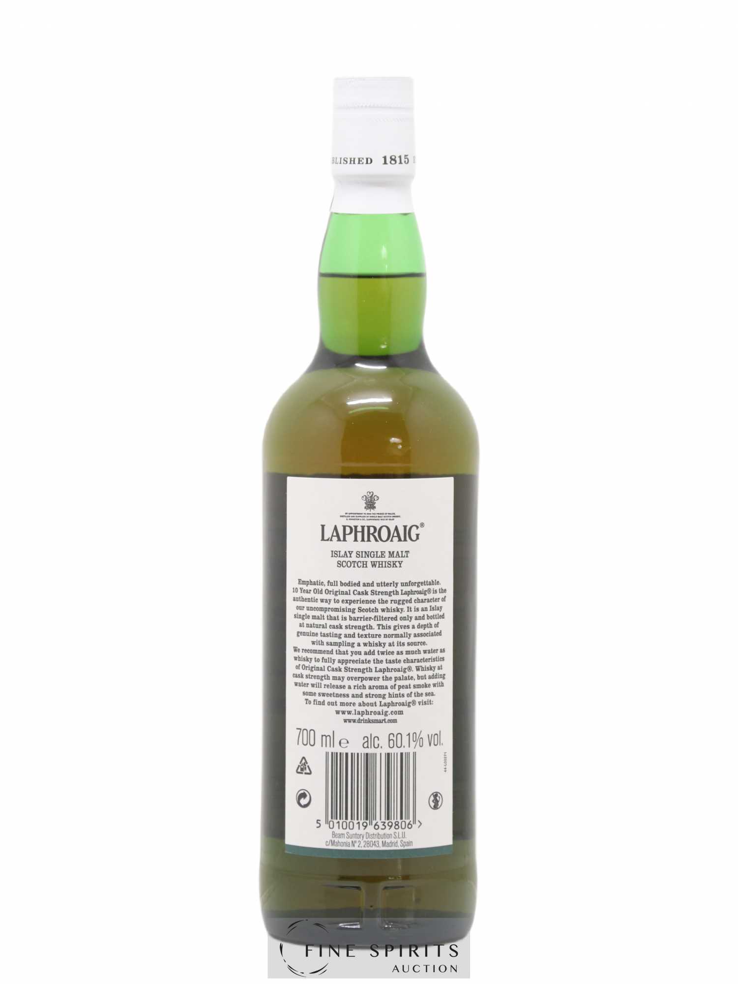 Laphroaig 10 years Of. Original Cask Strength Batch 012 - bottled 2020 - Posten von 1 Flasche - 2