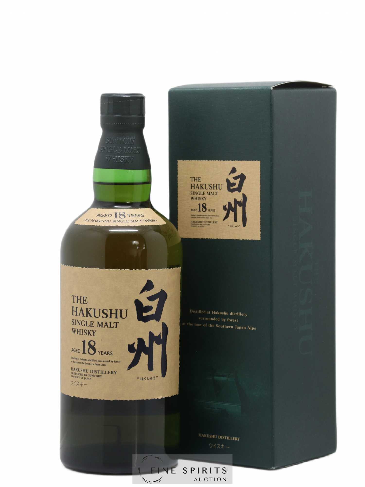 Hakushu 18 years Of. - Lot de 1 bouteille - 0