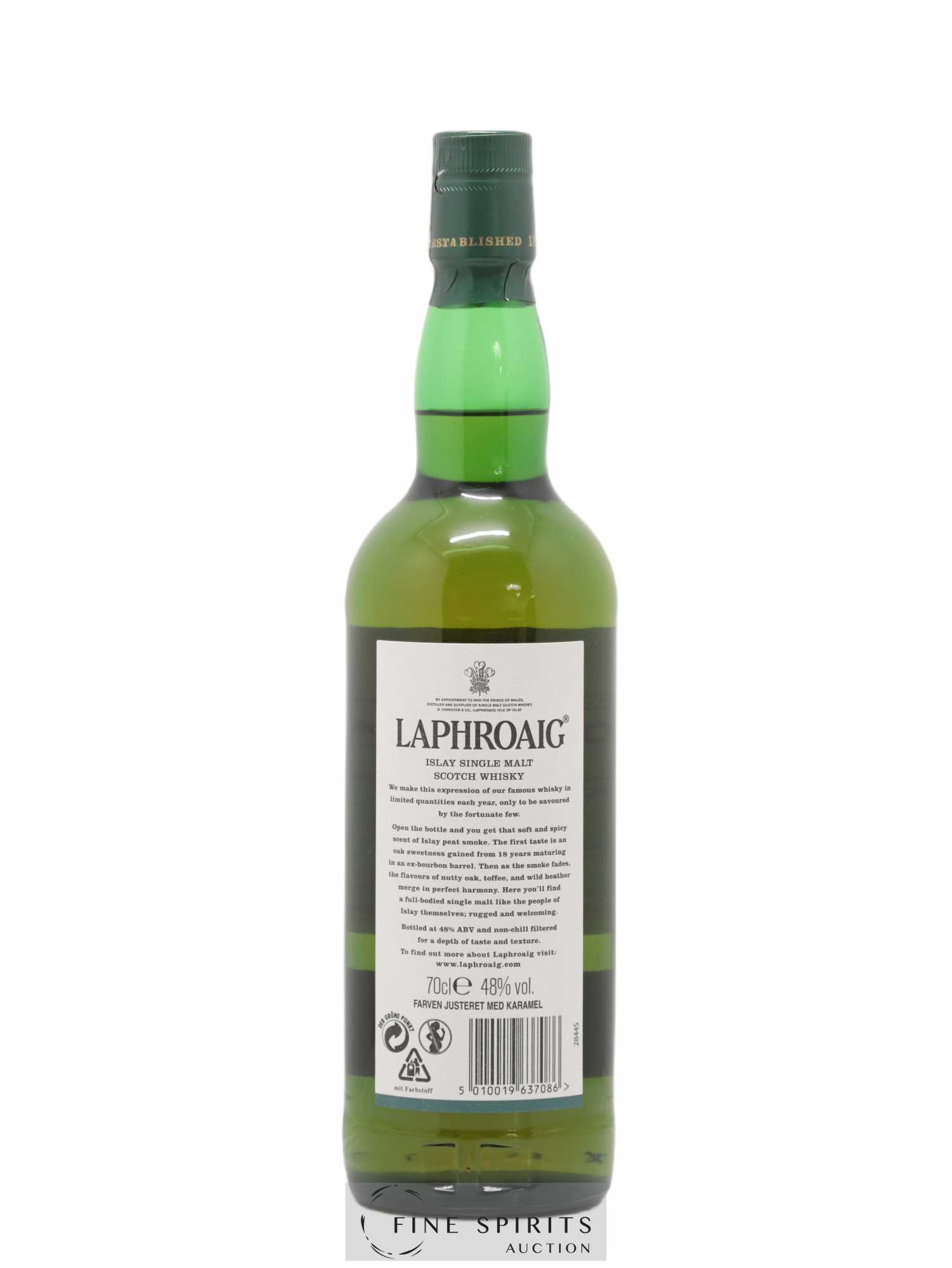 Laphroaig 18 years Of. - Lotto di 1 bottiglia - 2