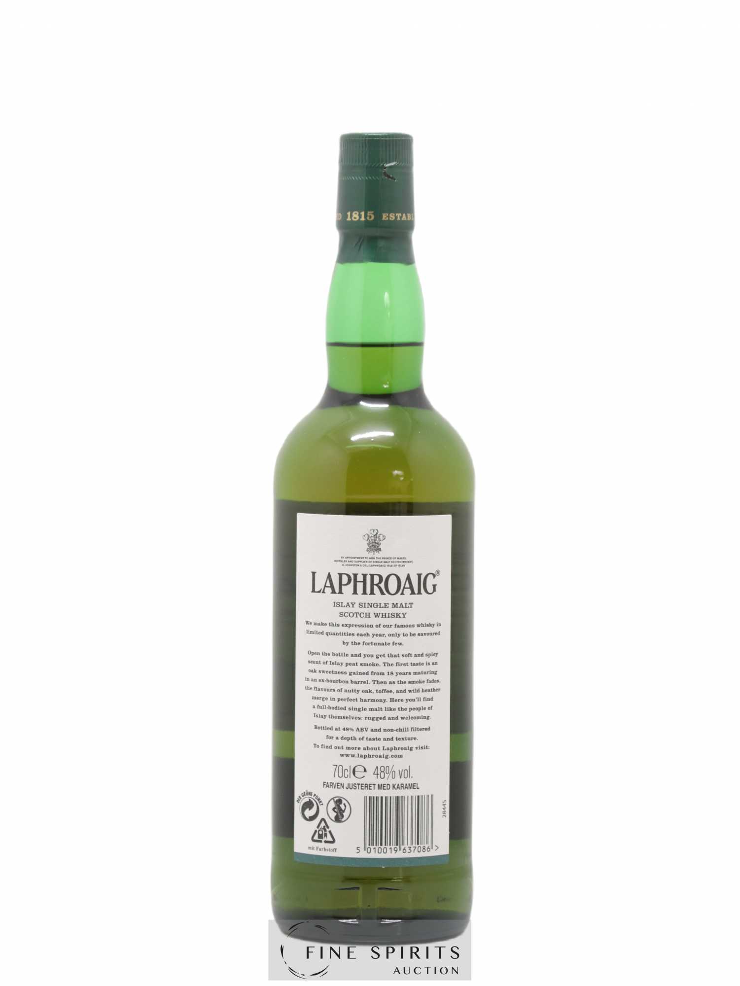 Laphroaig 18 years Of. - Lotto di 1 bottiglia - 2