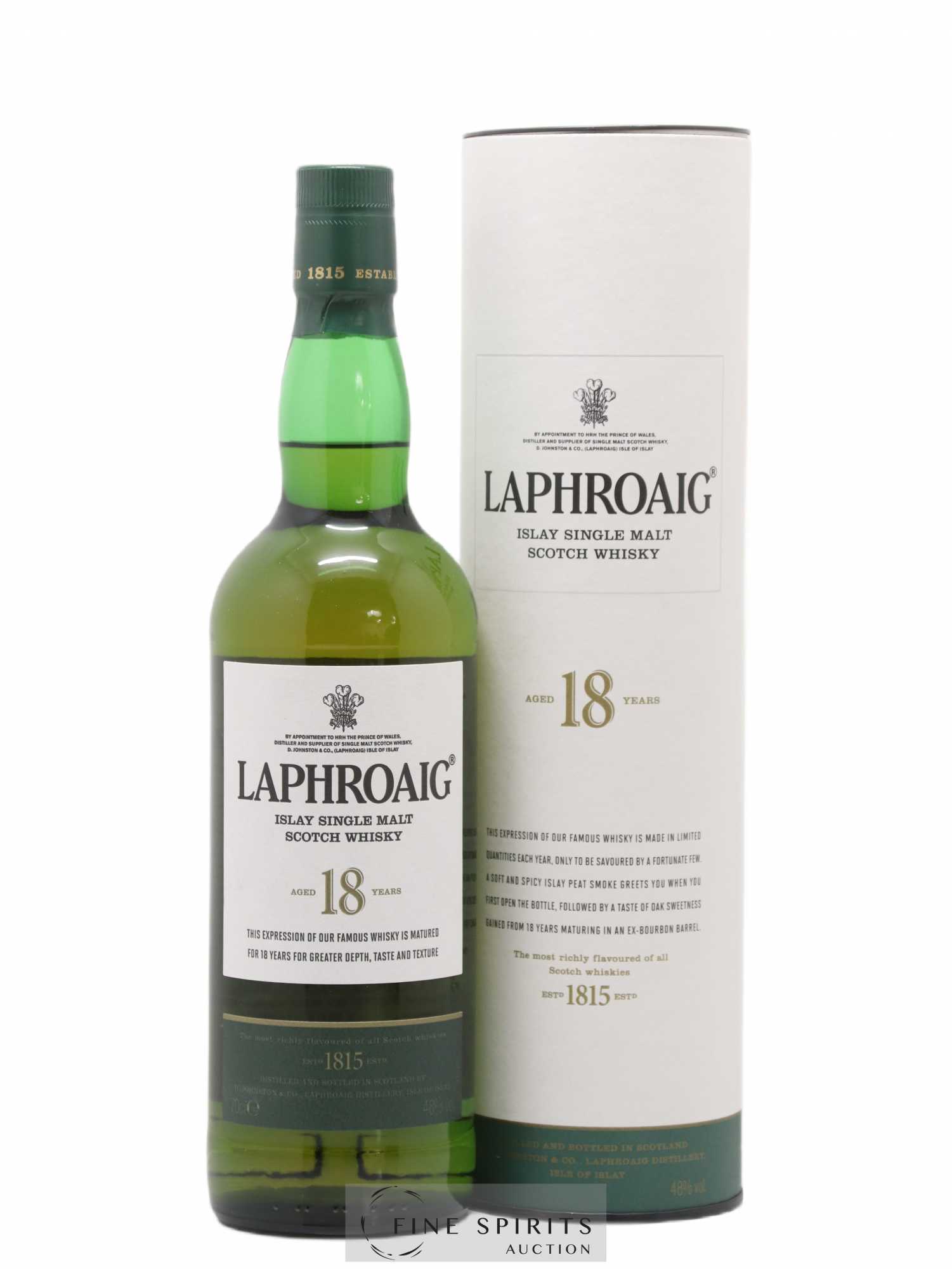 Laphroaig 18 years Of. - Lotto di 1 bottiglia - 0