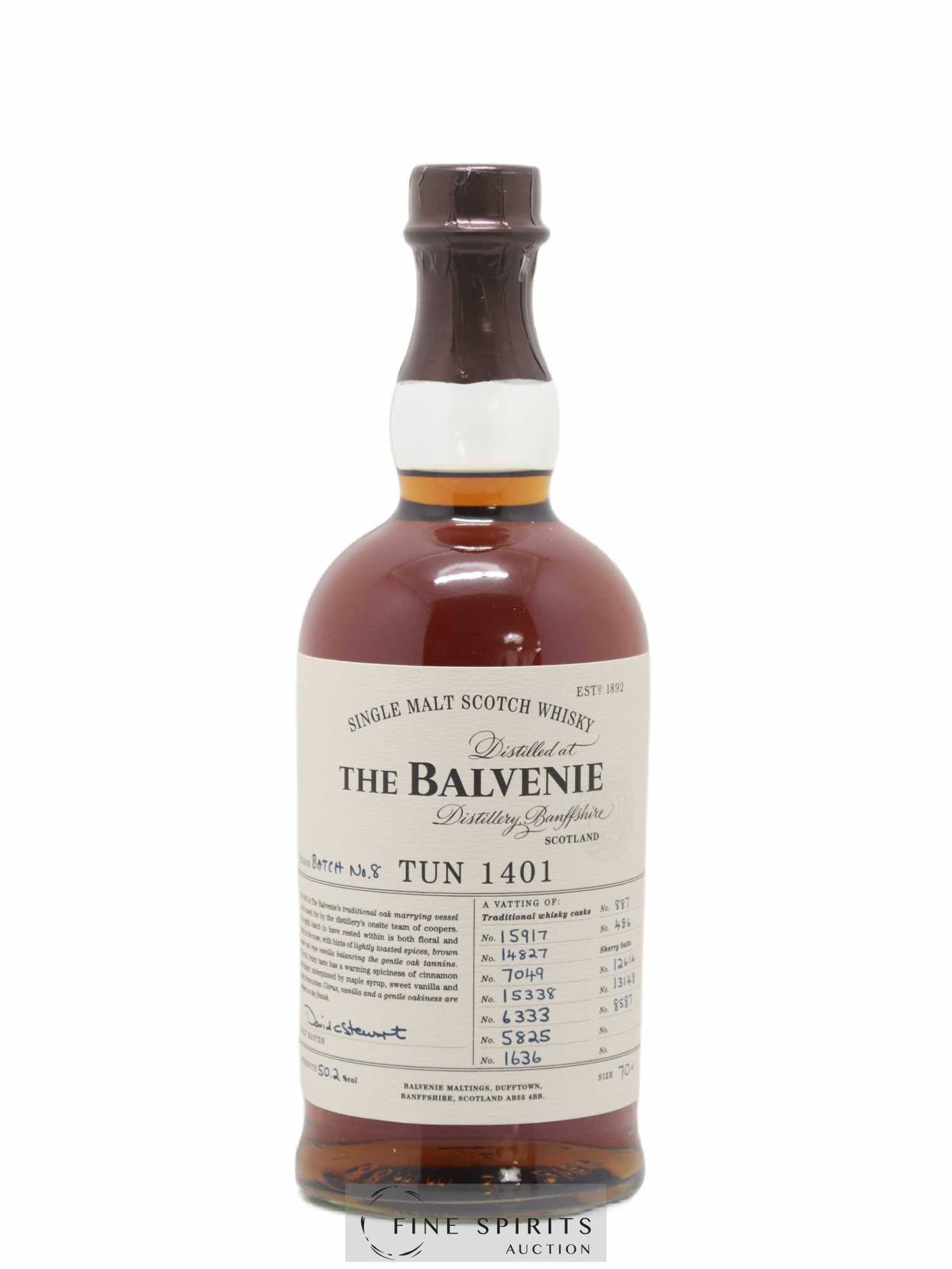 Balvenie (The) Of. Tun 1401 Batch 8 - Lot de 1 bouteille - 1