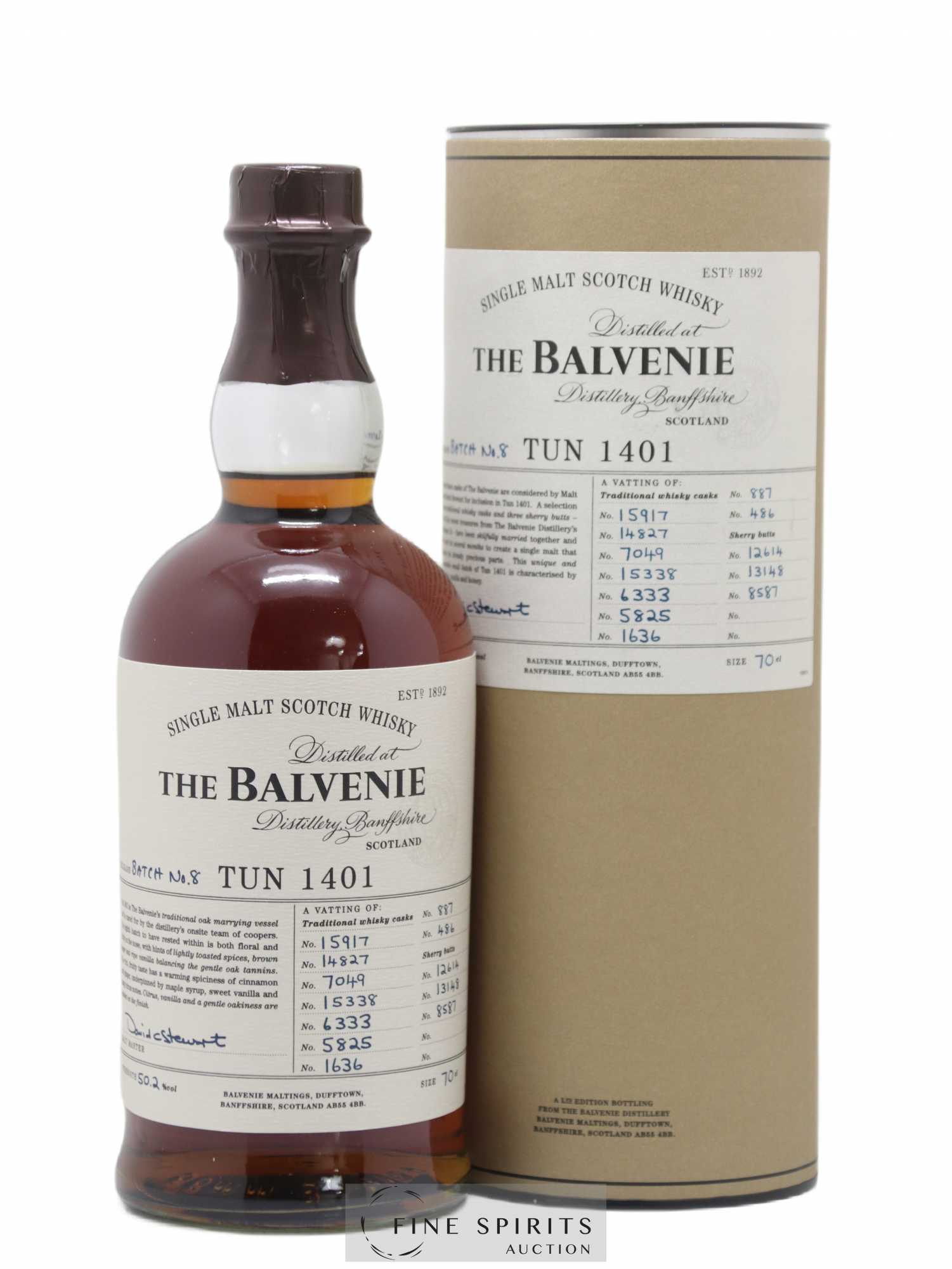 Balvenie (The) Of. Tun 1401 Batch 8 - Lot de 1 bouteille - 0