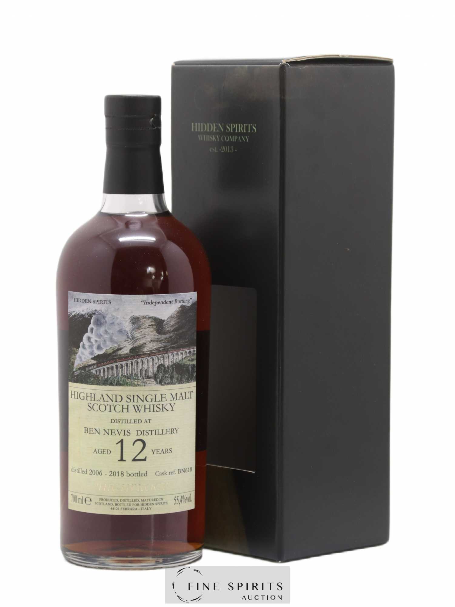 Ben Nevis 12 years 2006 Hidden Spirits Highproof Cask Ref. BN618 - bottled 2018 - Lot de 1 bouteille - 0