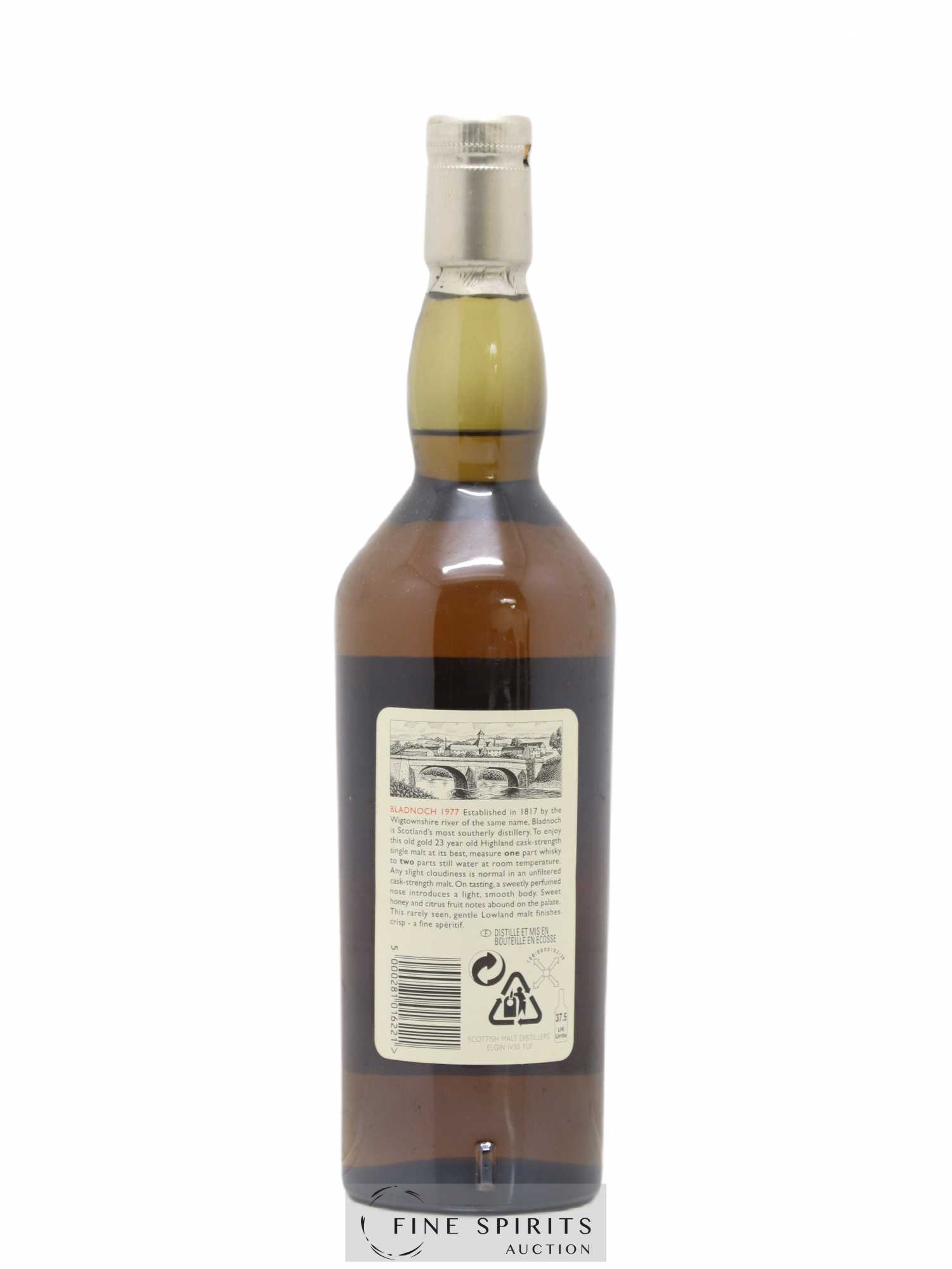 Bladnoch 23 years 1977 Of. Rare Malts Selection Natural Cask Strengh - bottled 2001 Limited Edition - Lot de 1 bouteille - 2