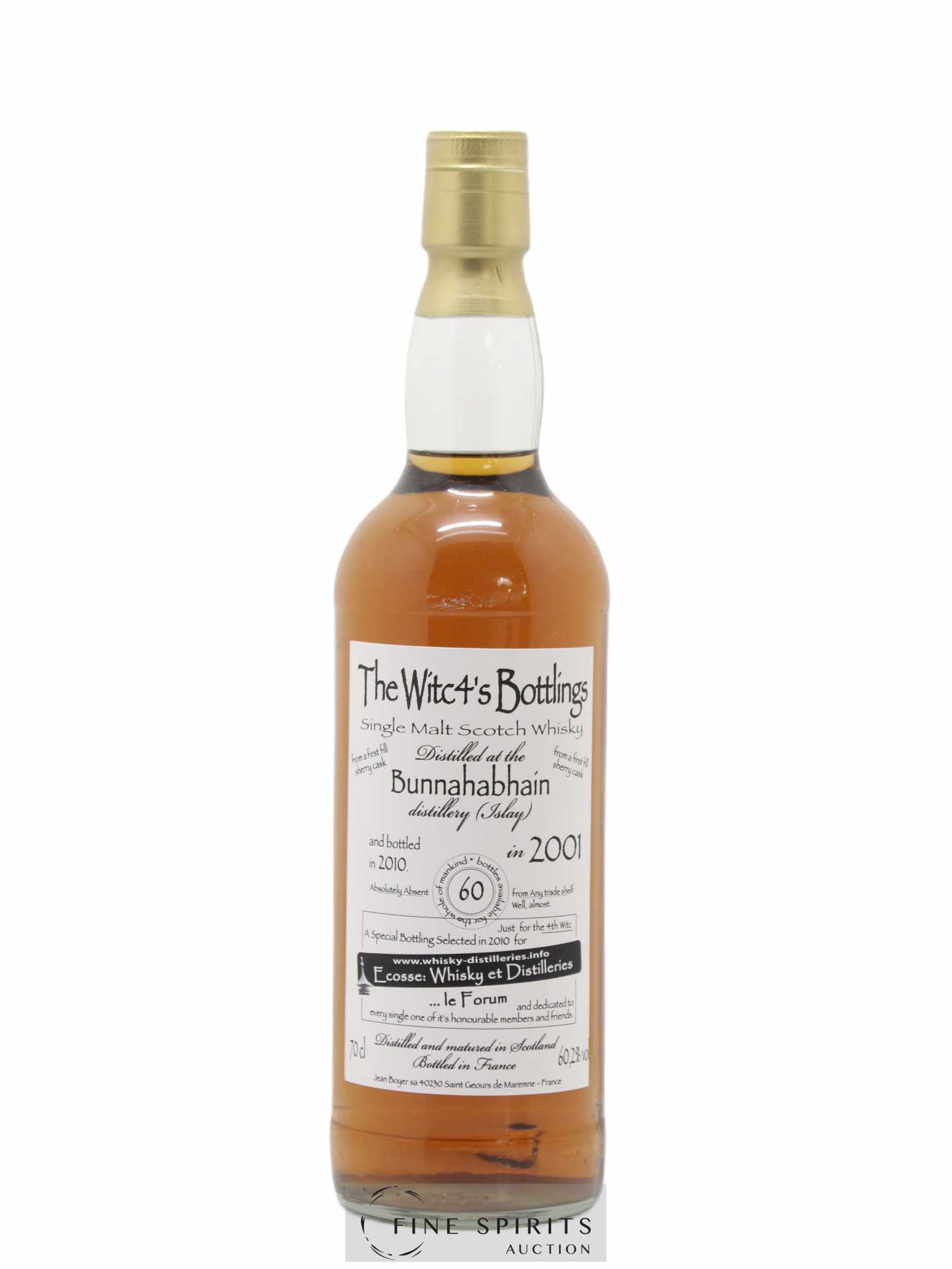 Bunnahabhain 2001 The Witc4's Bottlings One of 60 - bottled 2010 - Posten von 1 Flasche - 1